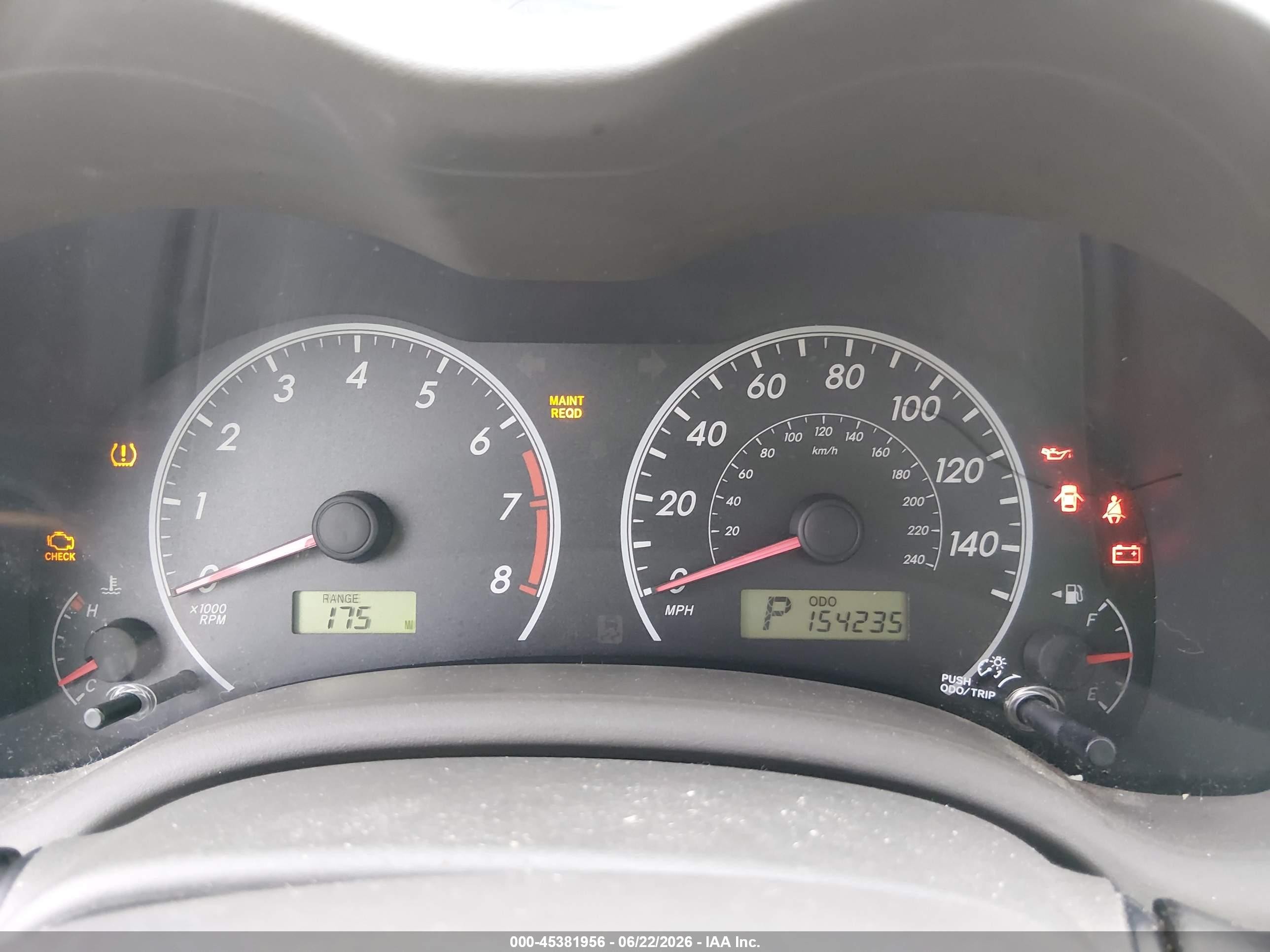 2010 Toyota Corolla Le Red vin: 1NXBU4EE0AZ208698