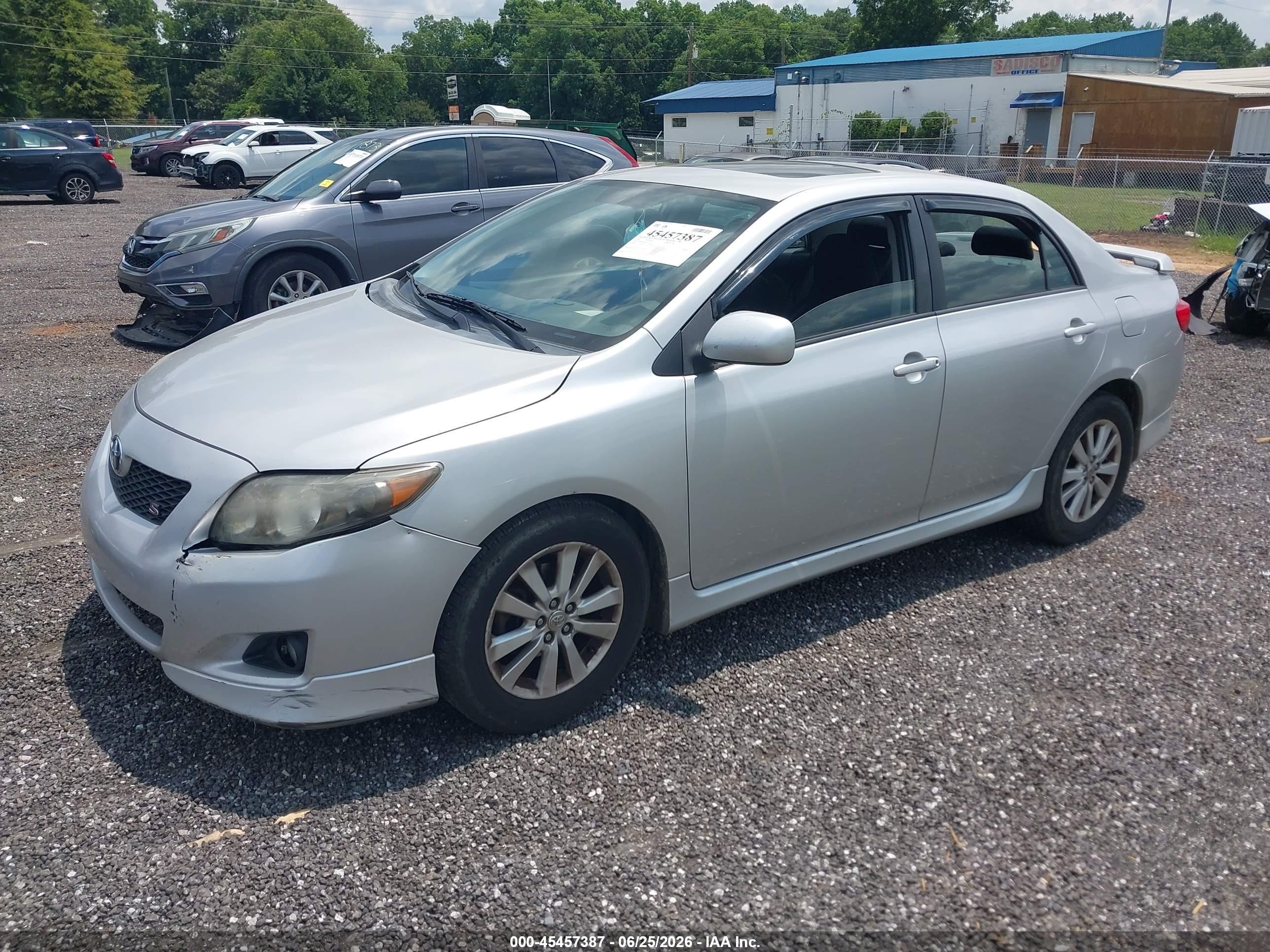 2010 Toyota Corolla S Silver vin: 1NXBU4EE0AZ213562
