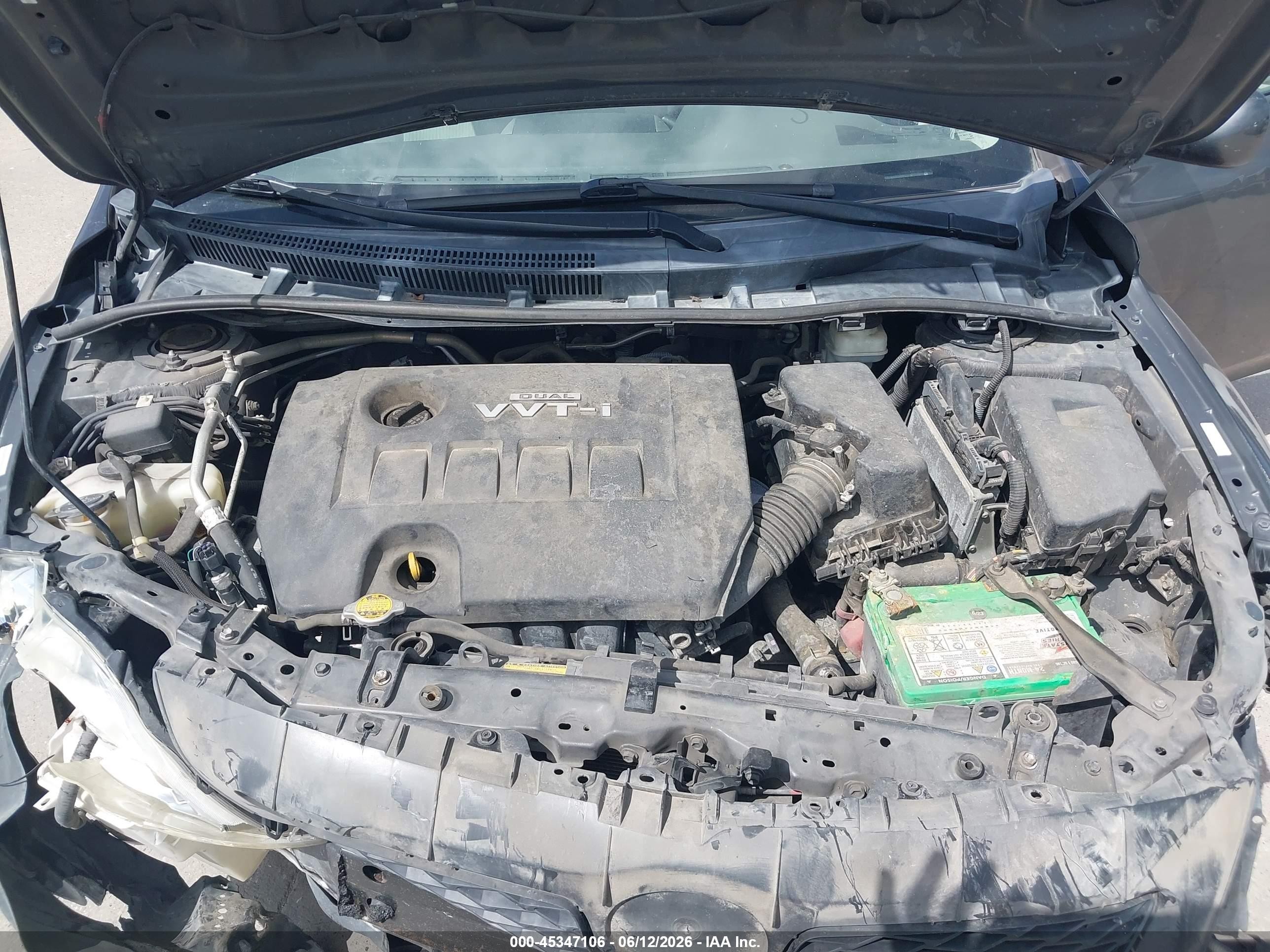 2010 Toyota Corolla Le Gray vin: 1NXBU4EE0AZ218485