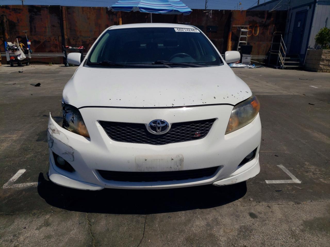 2010 Toyota Corolla S Белый vin: 1NXBU4EE0AZ227753