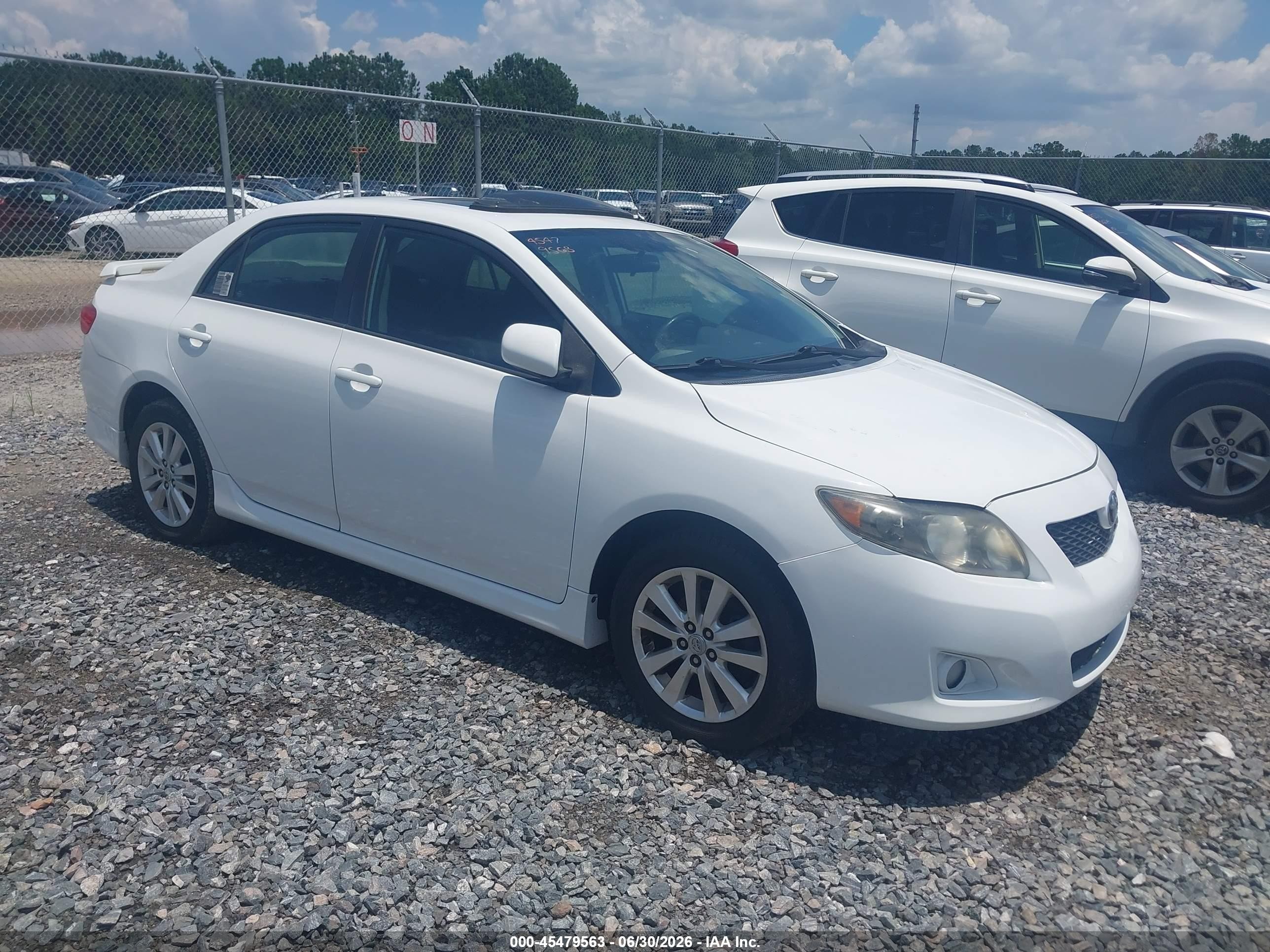 2010 Toyota Corolla S White vin: 1NXBU4EE0AZ231303