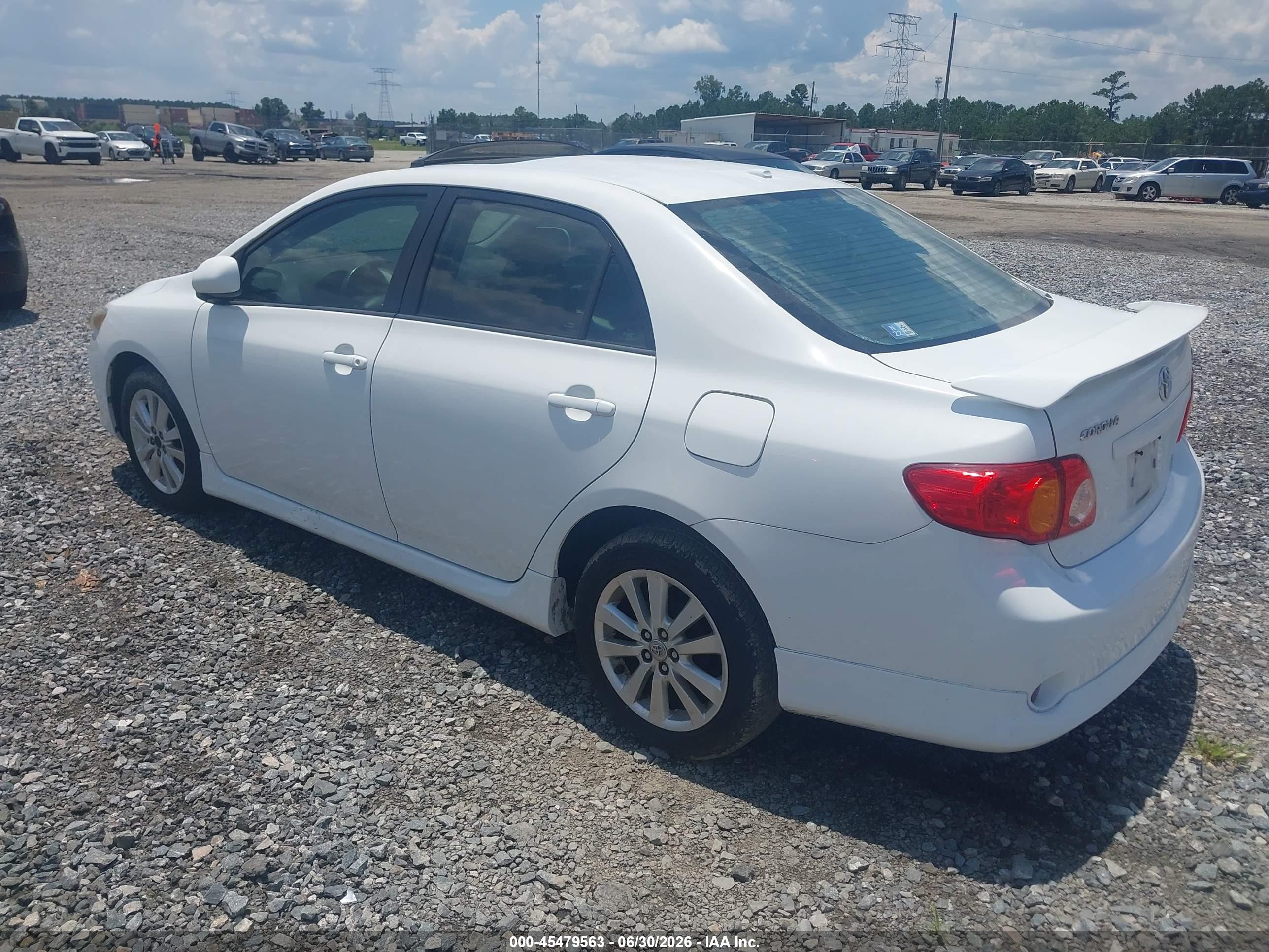 2010 Toyota Corolla S White vin: 1NXBU4EE0AZ231303