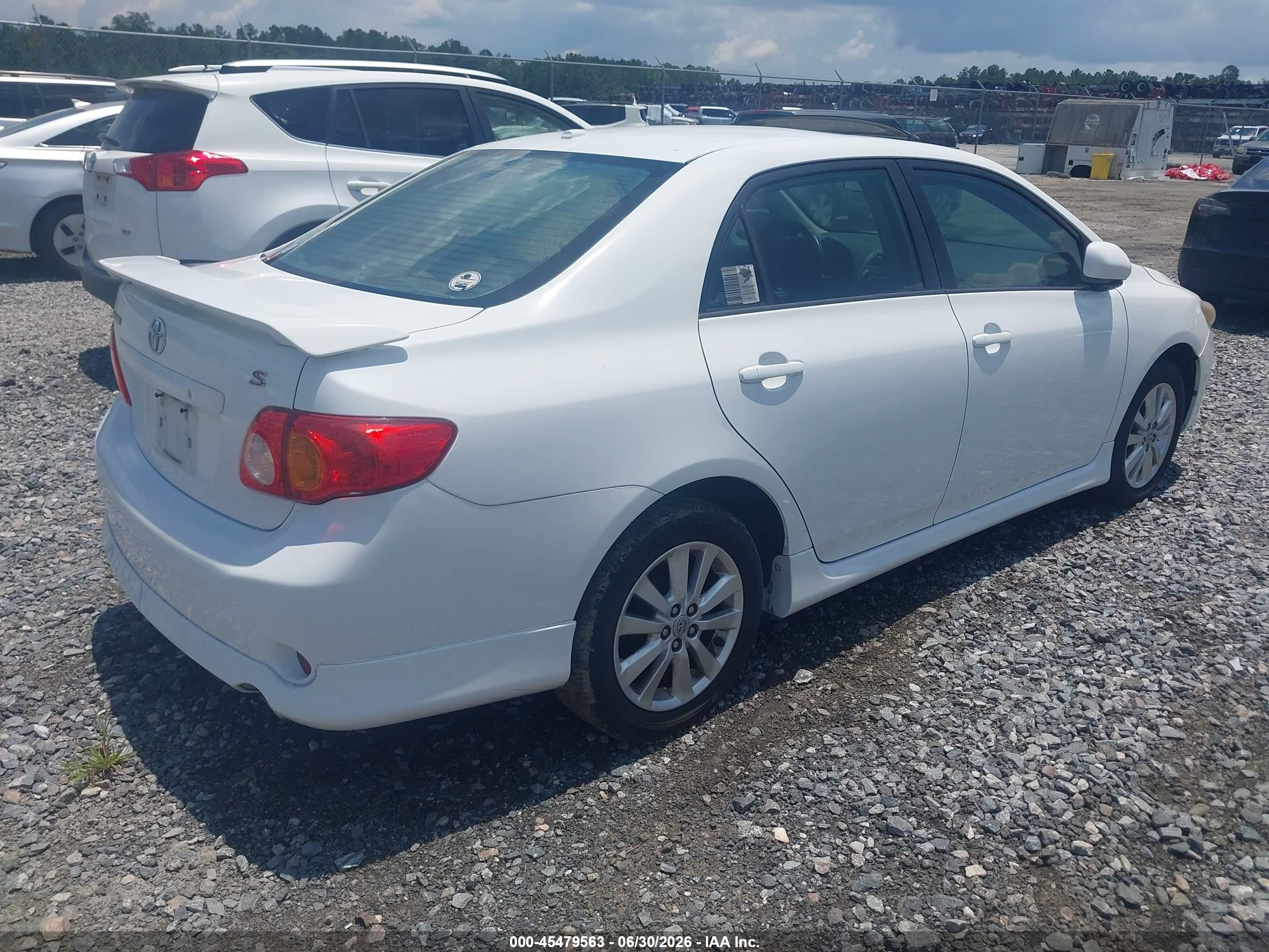 2010 Toyota Corolla S White vin: 1NXBU4EE0AZ231303