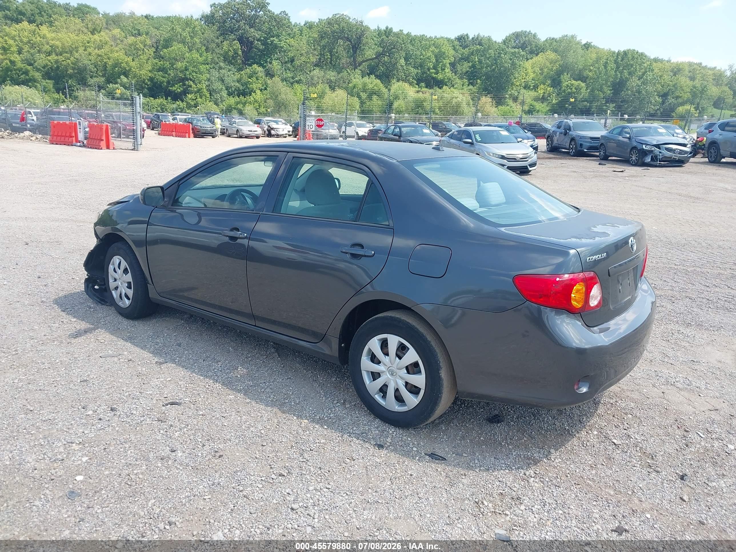 2010 Toyota Corolla Le Gray vin: 1NXBU4EE0AZ235027