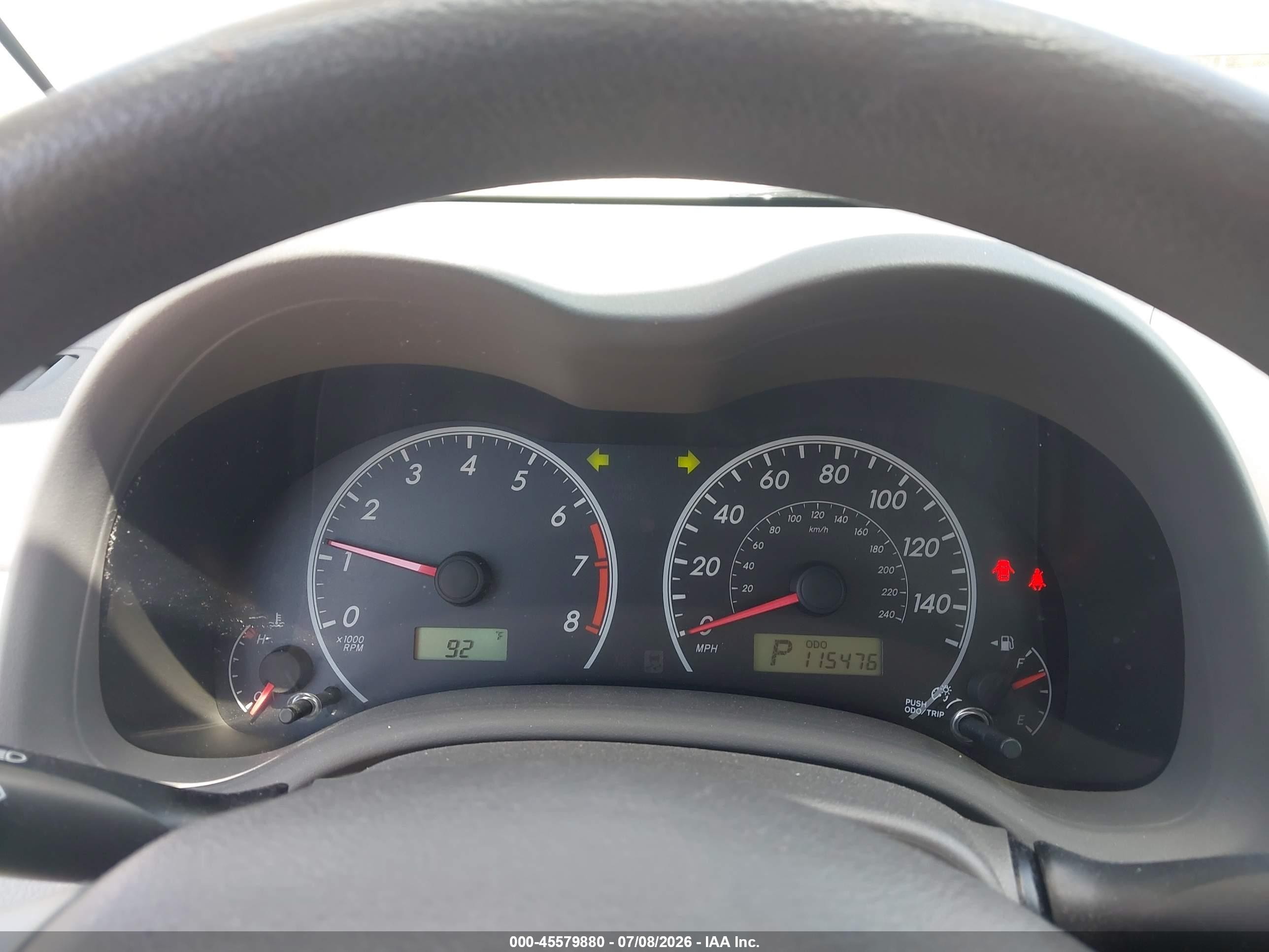 2010 Toyota Corolla Le Gray vin: 1NXBU4EE0AZ235027