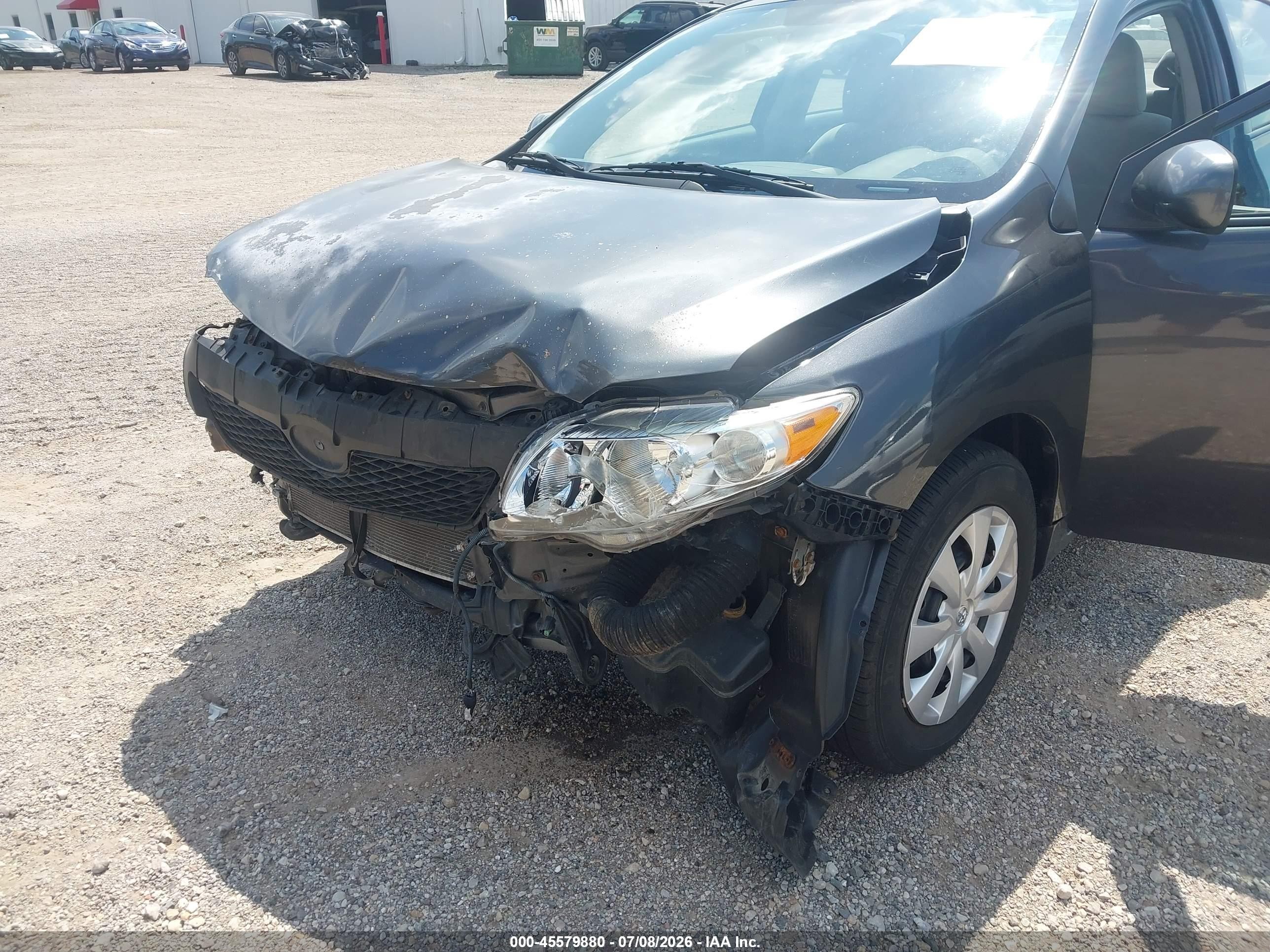 2010 Toyota Corolla Le Gray vin: 1NXBU4EE0AZ235027