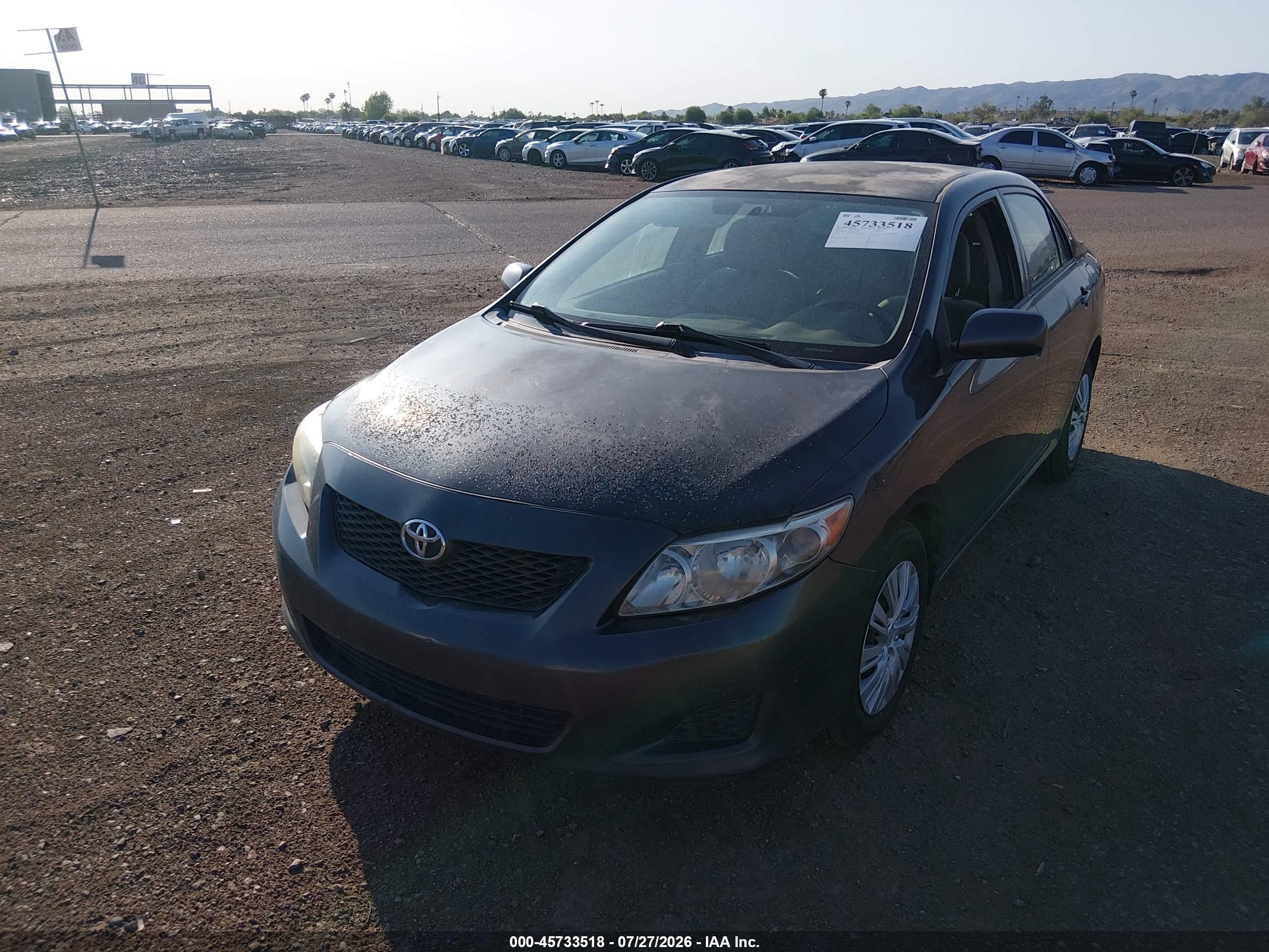 2010 Toyota Corolla Le White vin: 1NXBU4EE0AZ241216