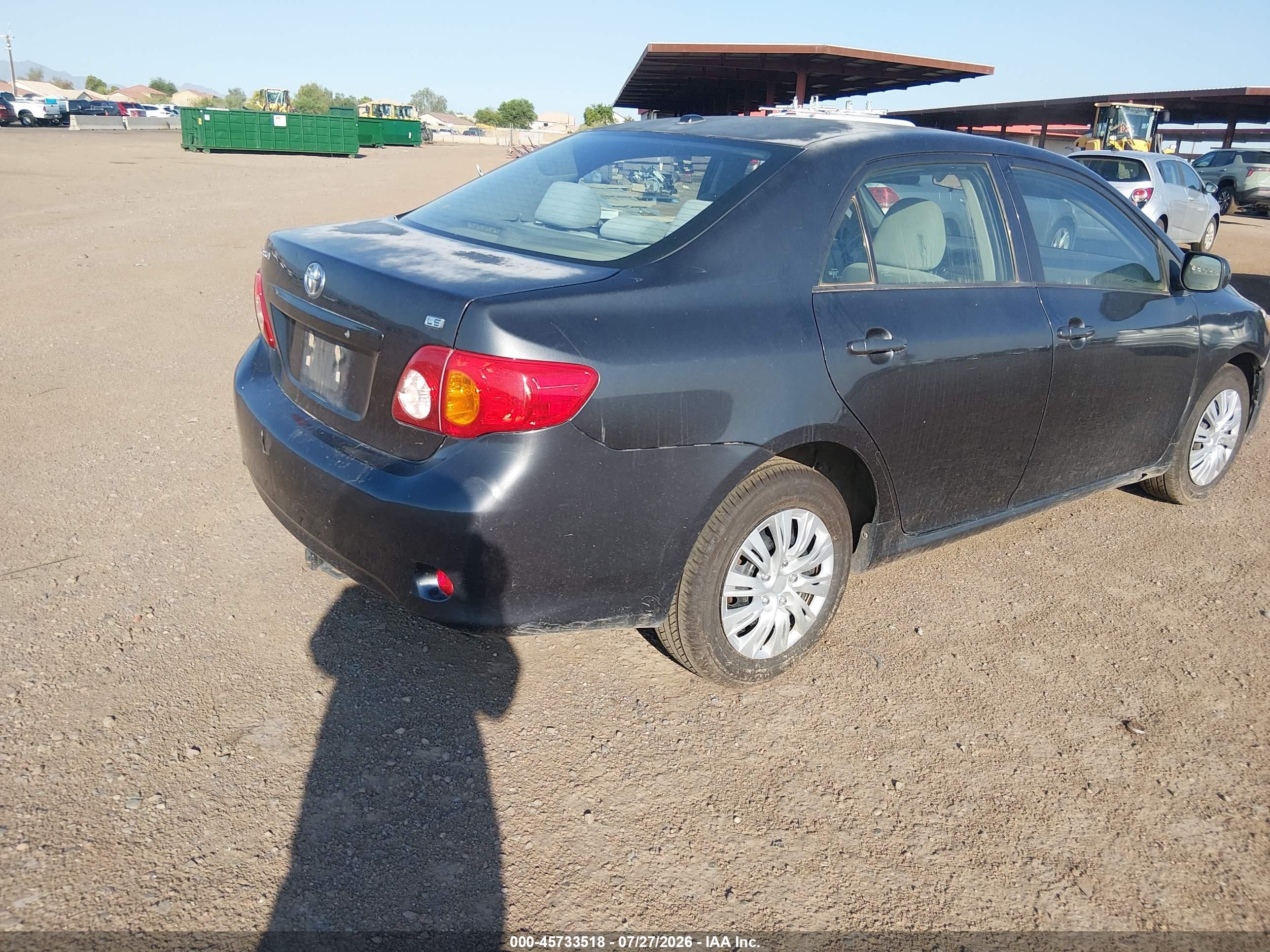 2010 Toyota Corolla Le White vin: 1NXBU4EE0AZ241216