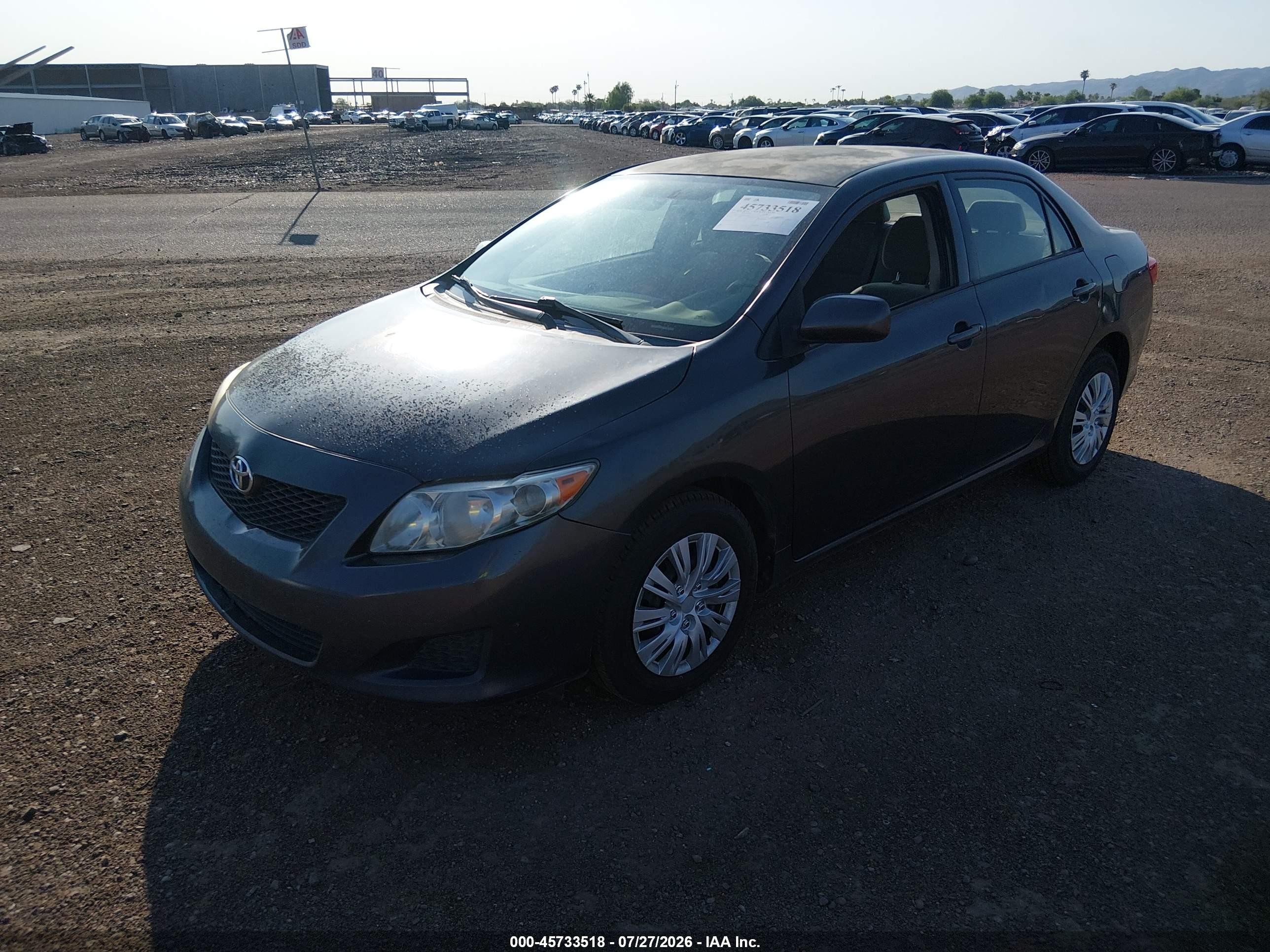 2010 Toyota Corolla Le White vin: 1NXBU4EE0AZ241216