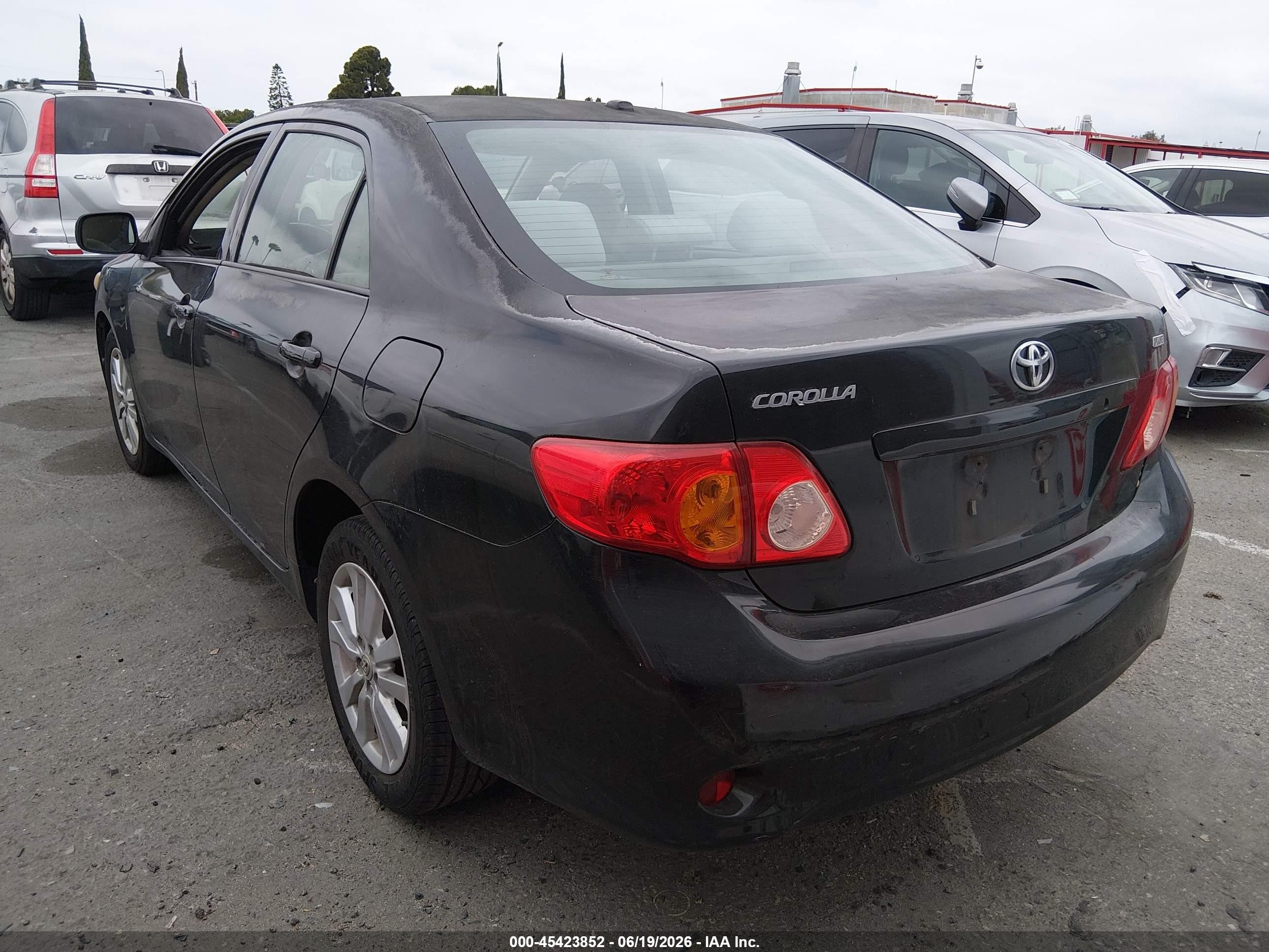 2010 Toyota Corolla Xle Black vin: 1NXBU4EE0AZ244052