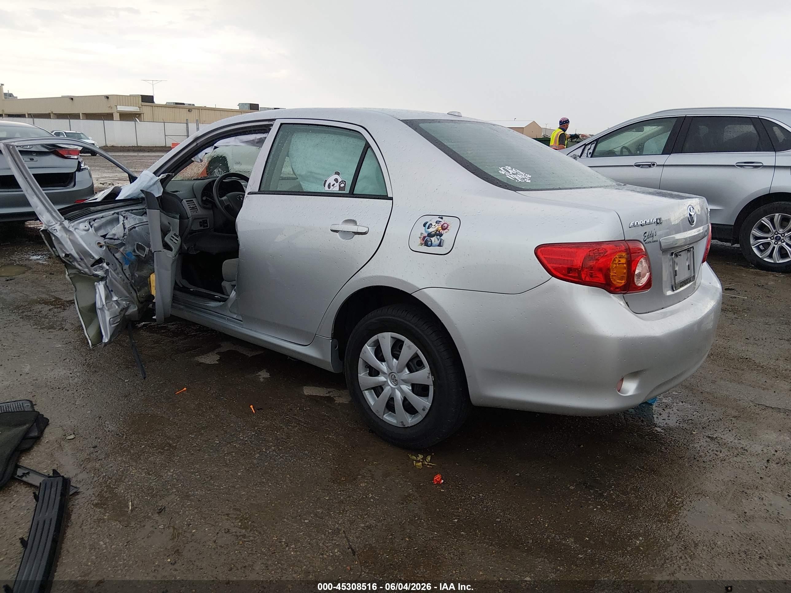 2010 Toyota Corolla Le Gray vin: 1NXBU4EE0AZ251843