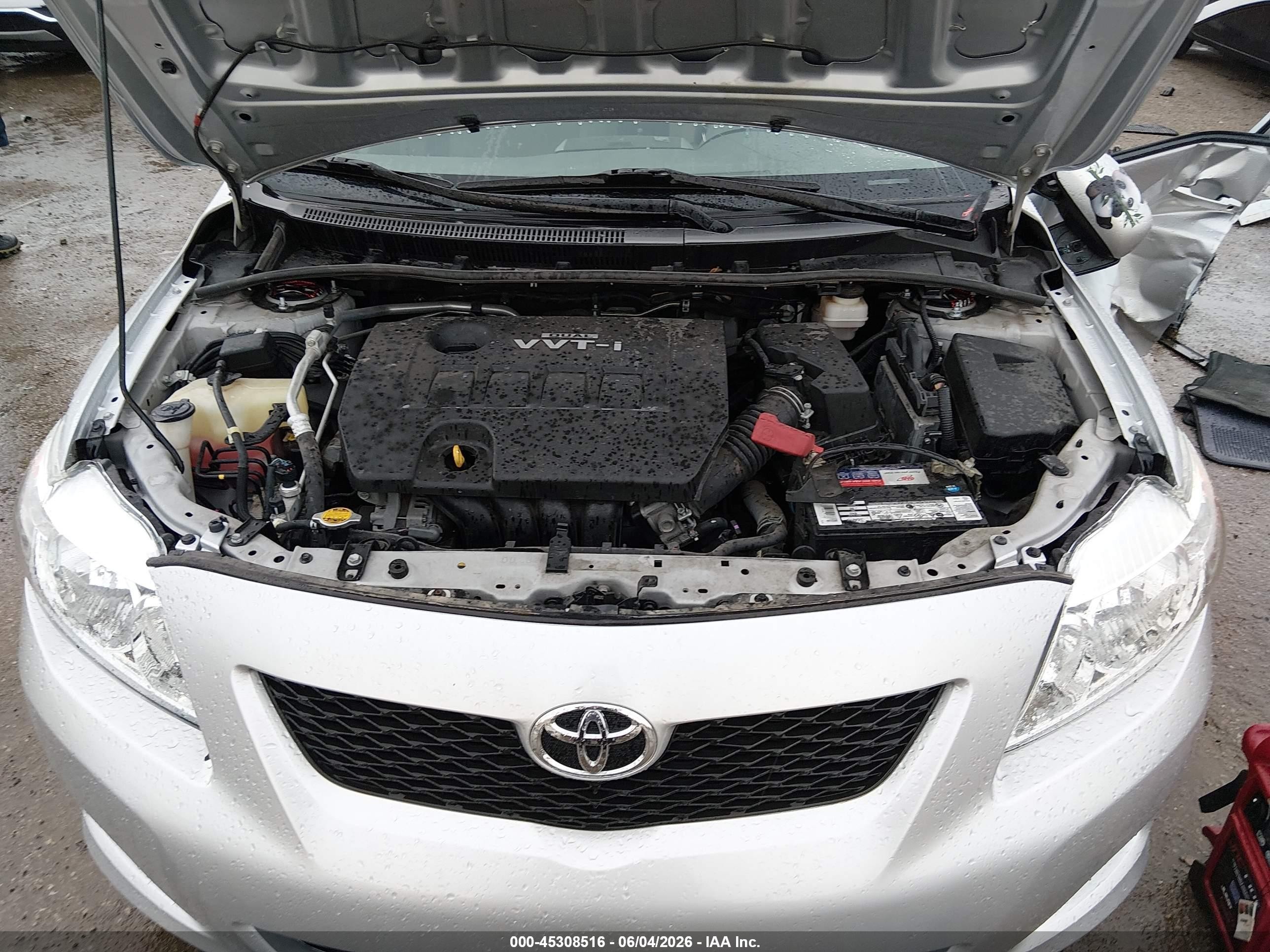 2010 Toyota Corolla Le Gray vin: 1NXBU4EE0AZ251843