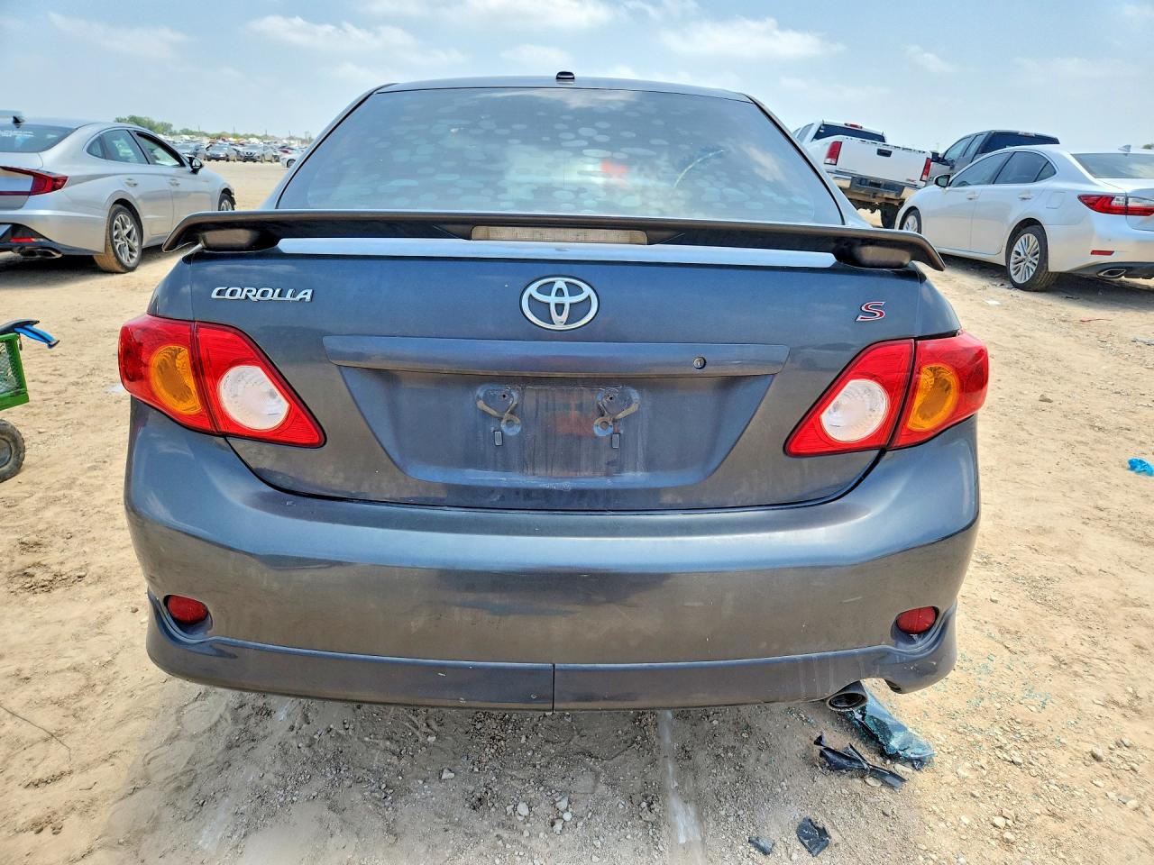 2010 Toyota Corolla S Gray vin: 1NXBU4EE0AZ255908