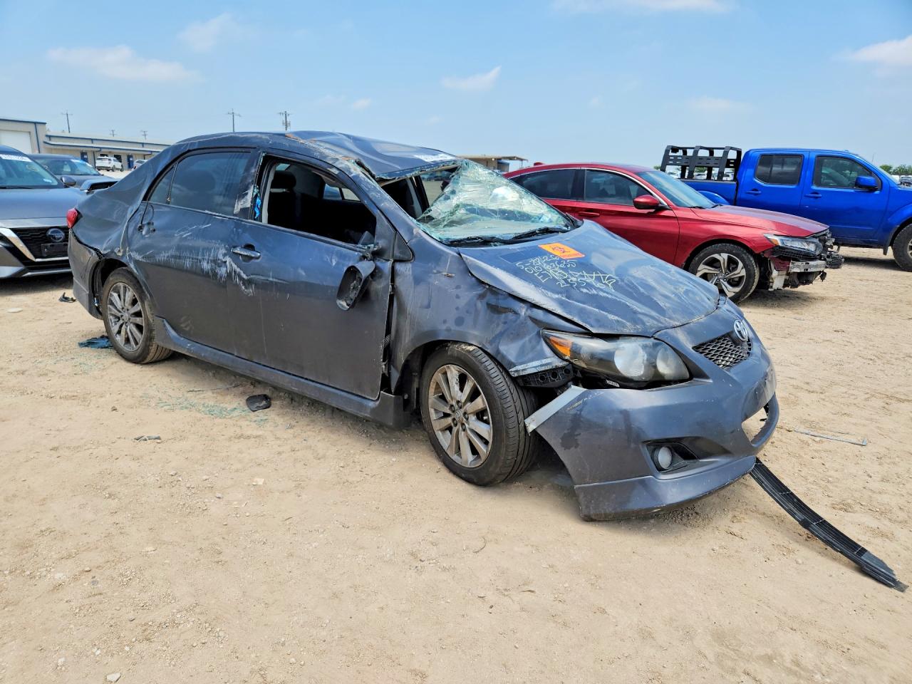 2010 Toyota Corolla S Gray vin: 1NXBU4EE0AZ255908