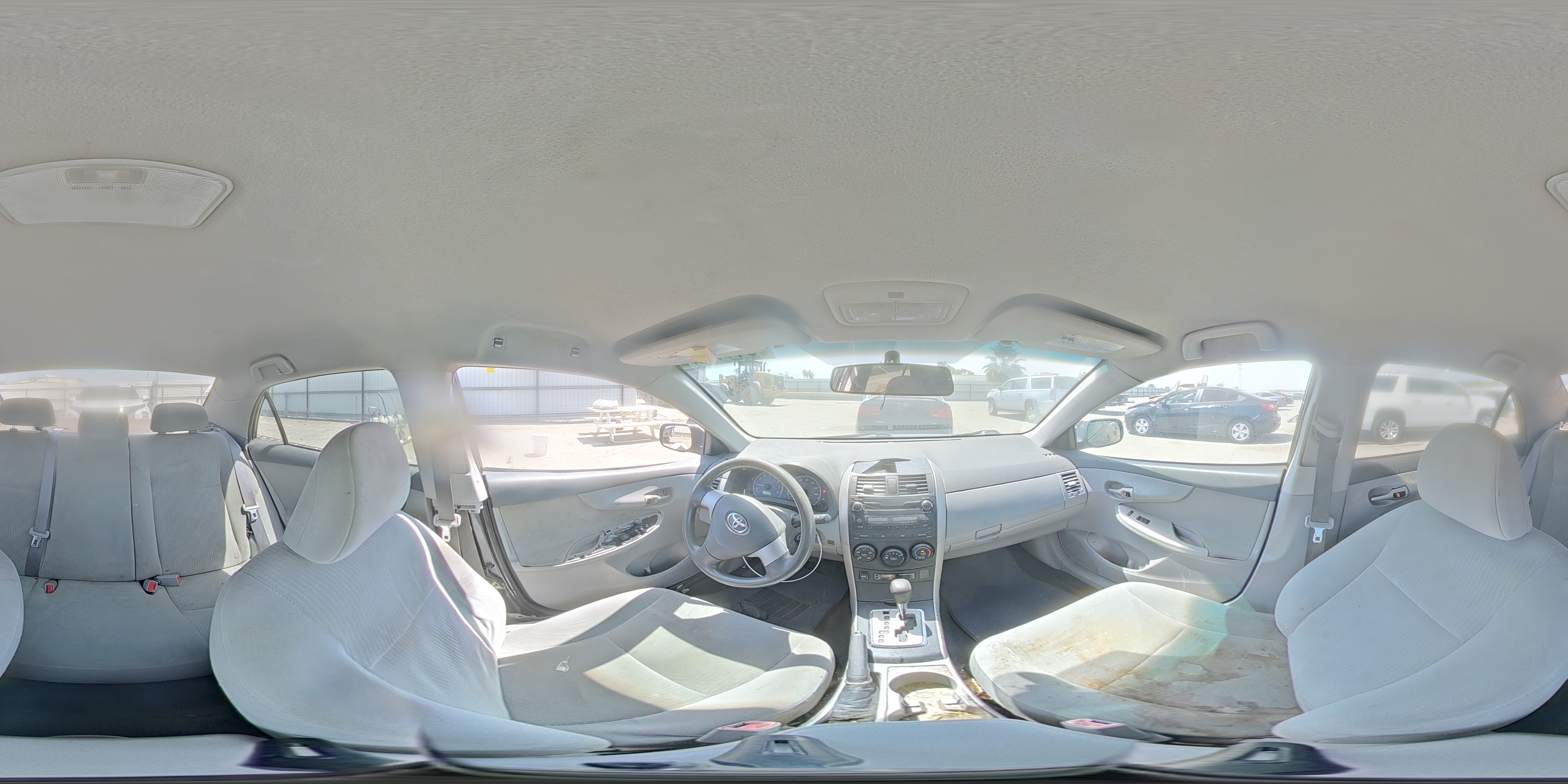 2010 Toyota Corolla Le Gray vin: 1NXBU4EE0AZ256346