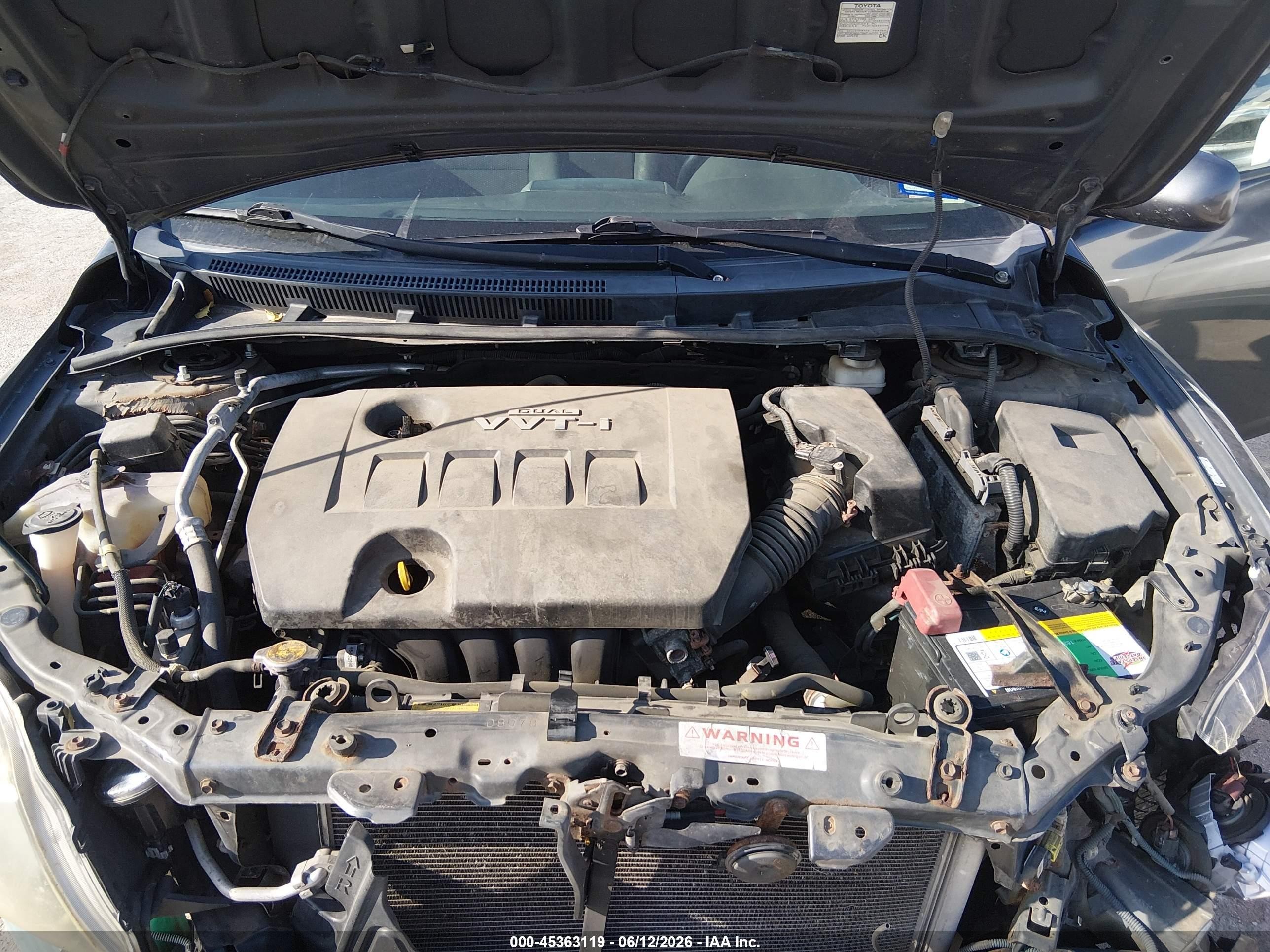 2010 Toyota Corolla S Серый vin: 1NXBU4EE0AZ259490