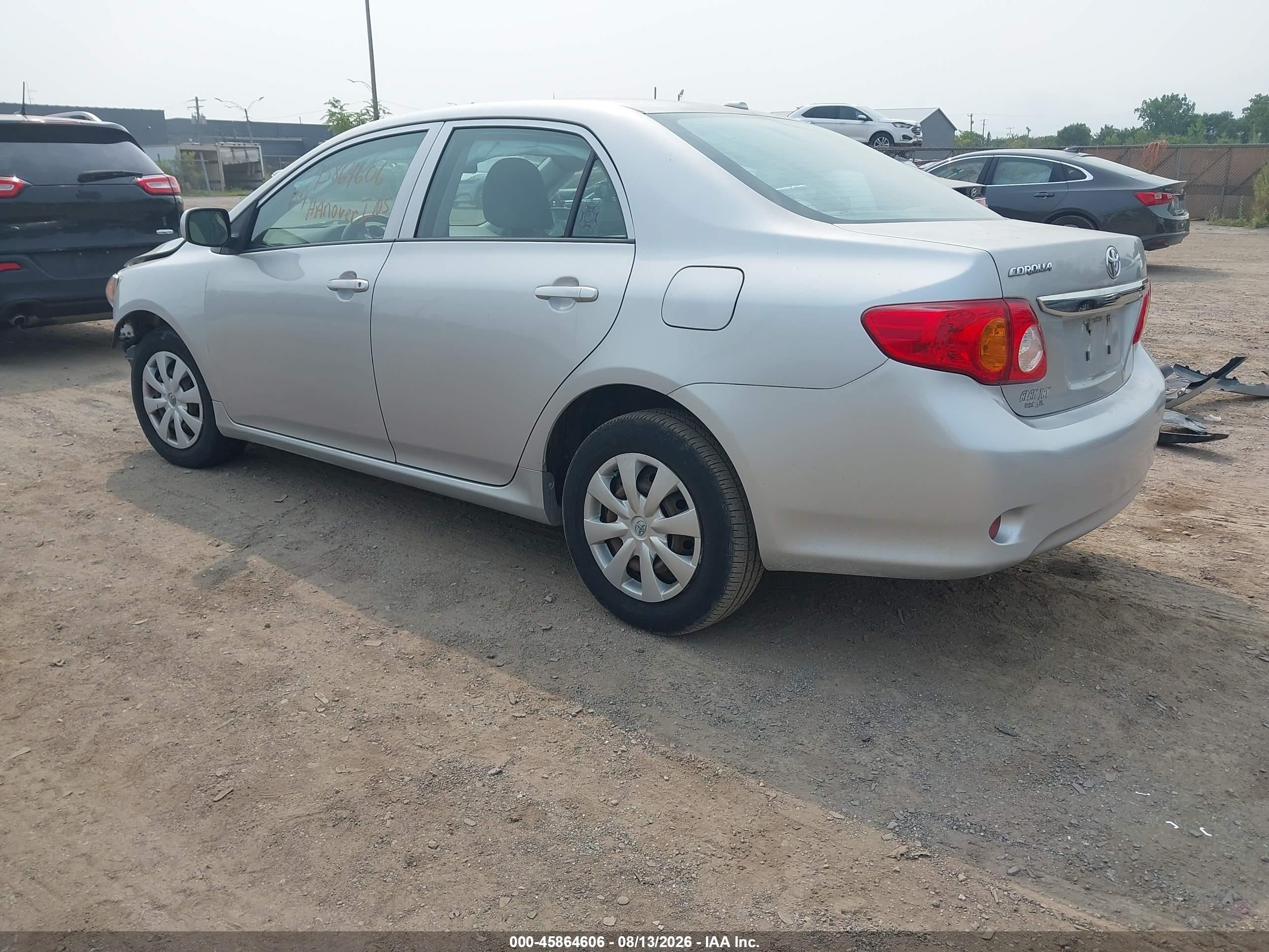 2010 Toyota Corolla Le Silver vin: 1NXBU4EE0AZ275611