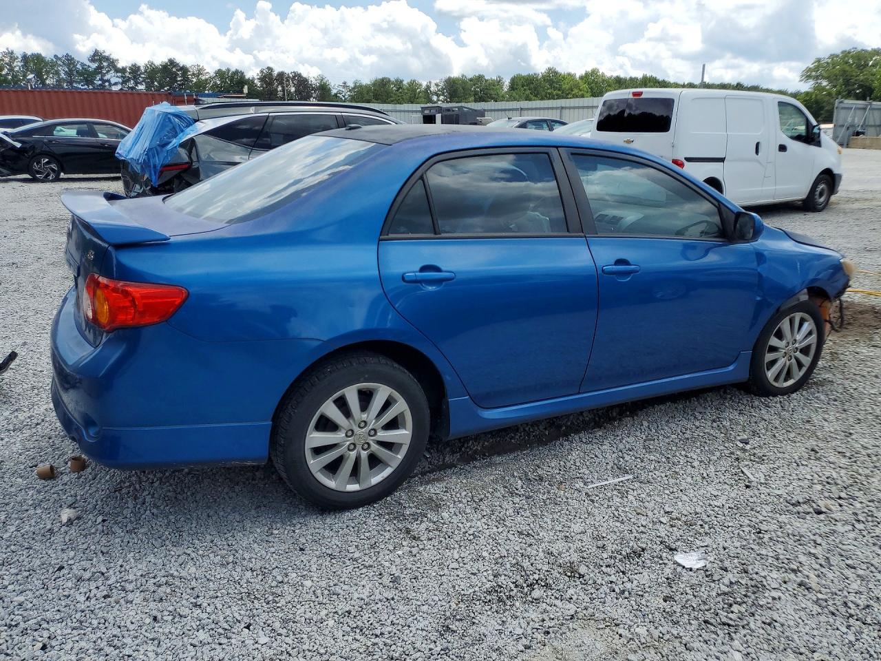 2010 Toyota Corolla S Blue vin: 1NXBU4EE0AZ276497