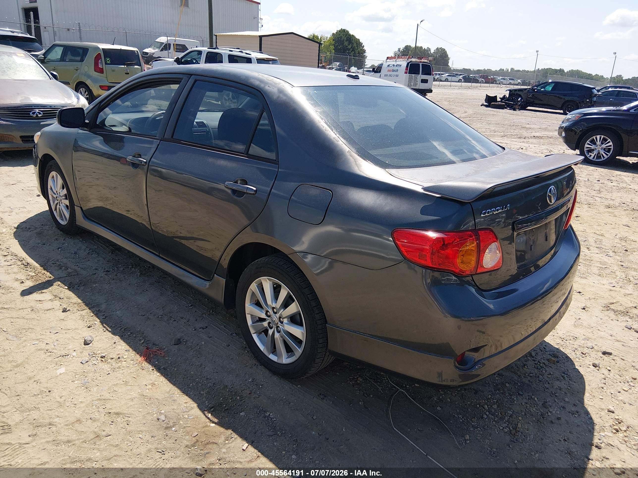 2010 Toyota Corolla S Gray vin: 1NXBU4EE0AZ283630