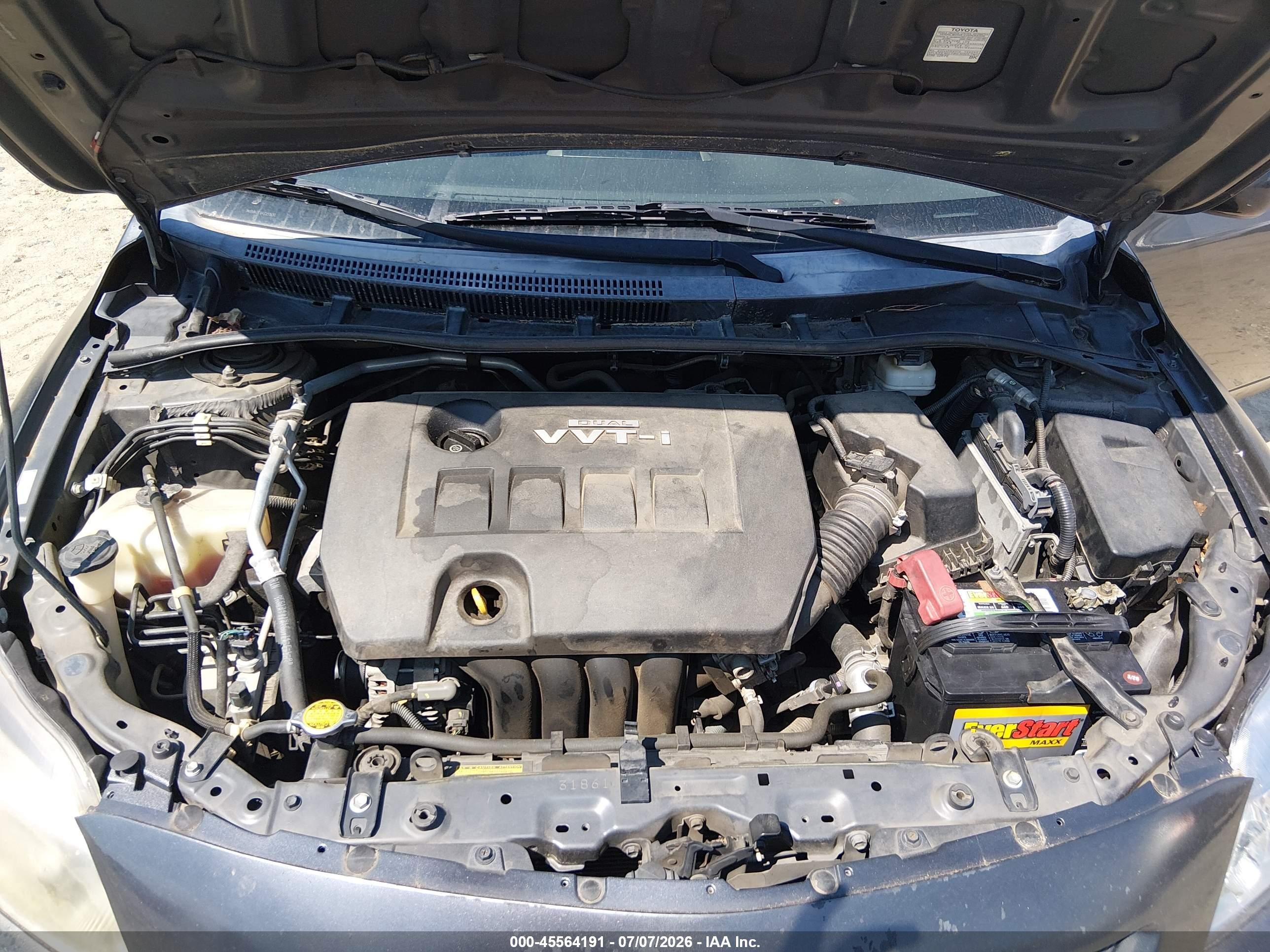 2010 Toyota Corolla S Gray vin: 1NXBU4EE0AZ283630
