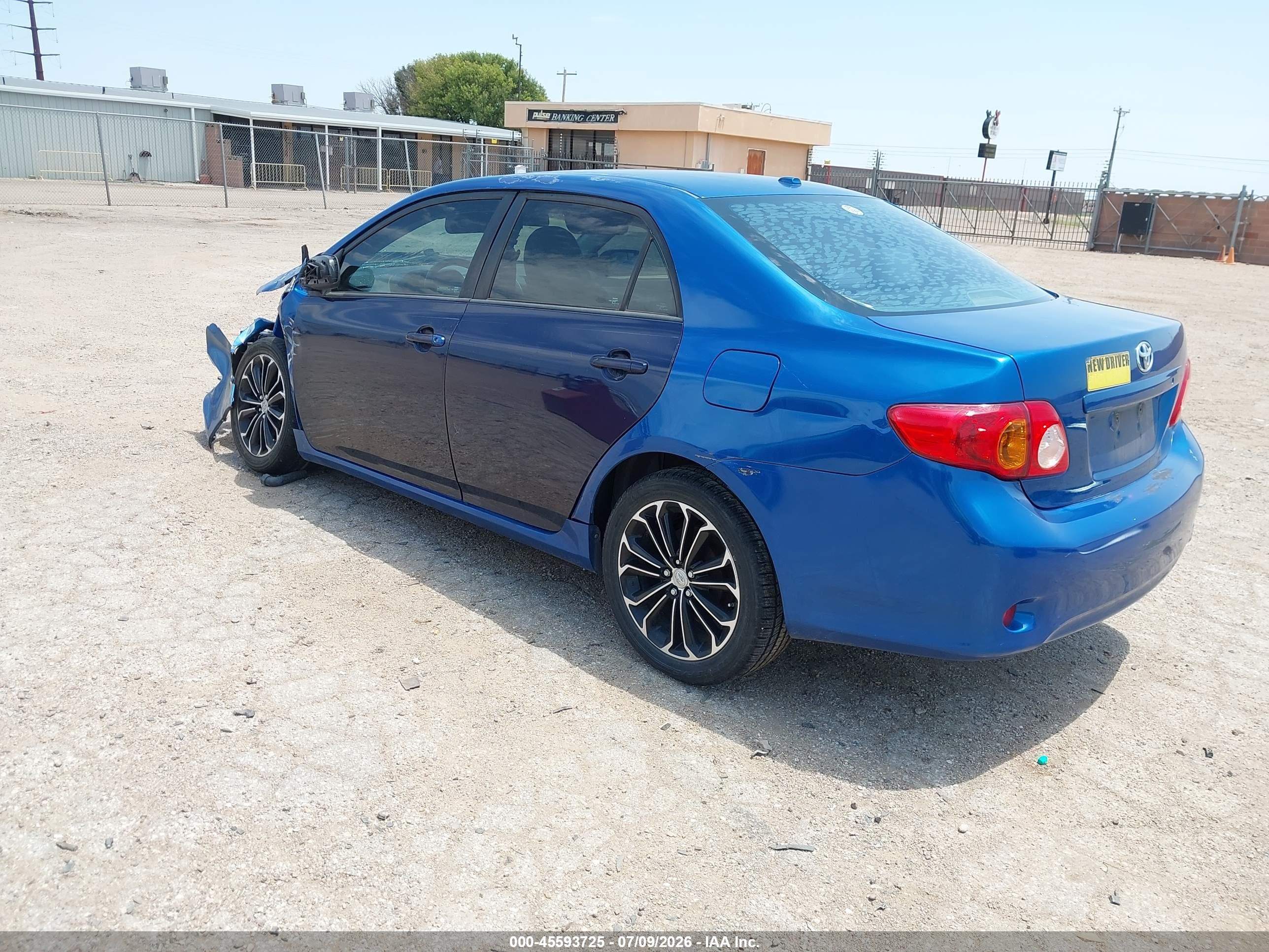 2010 Toyota Corolla Le Синий vin: 1NXBU4EE0AZ287886