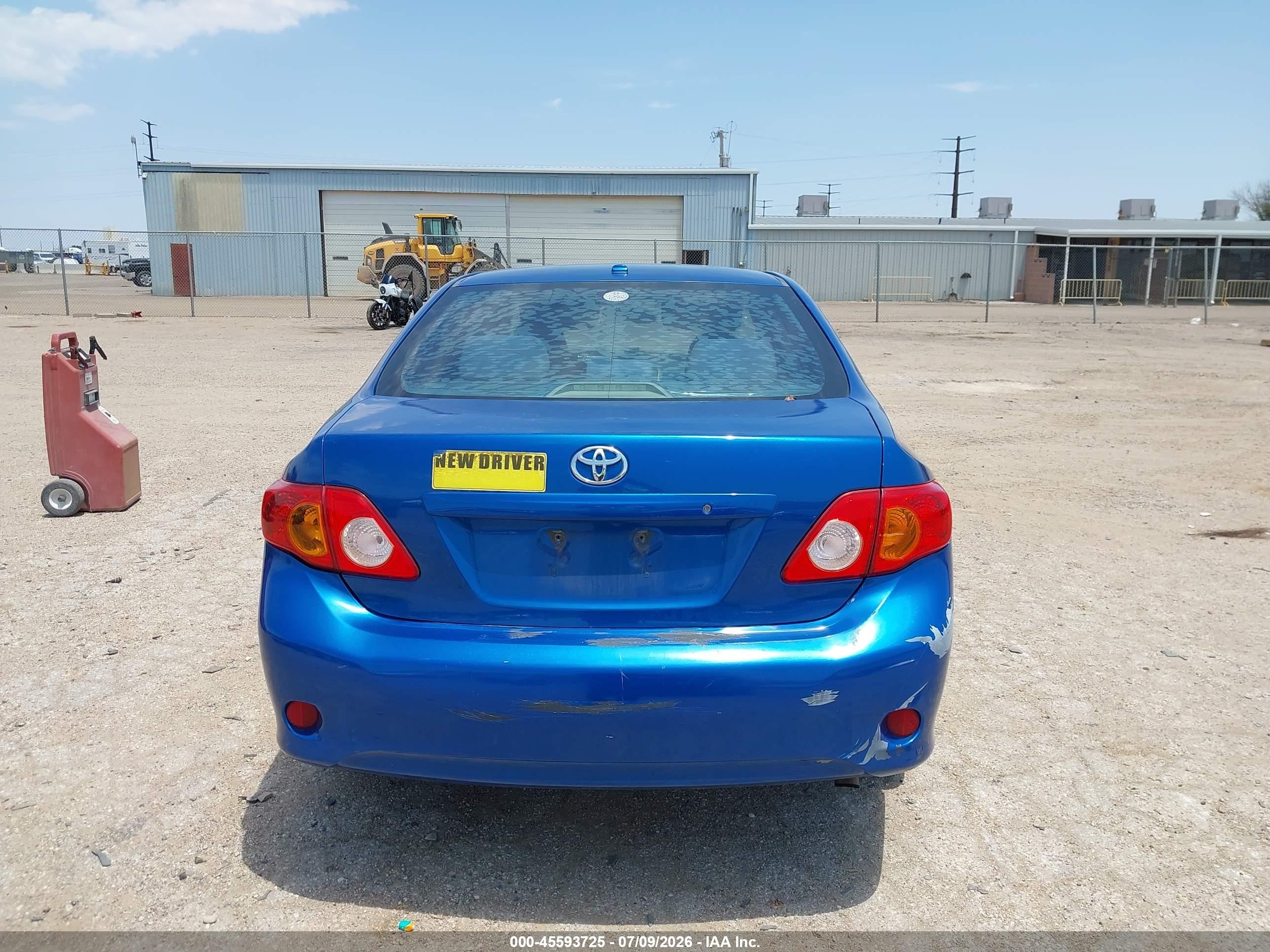 2010 Toyota Corolla Le Синий vin: 1NXBU4EE0AZ287886