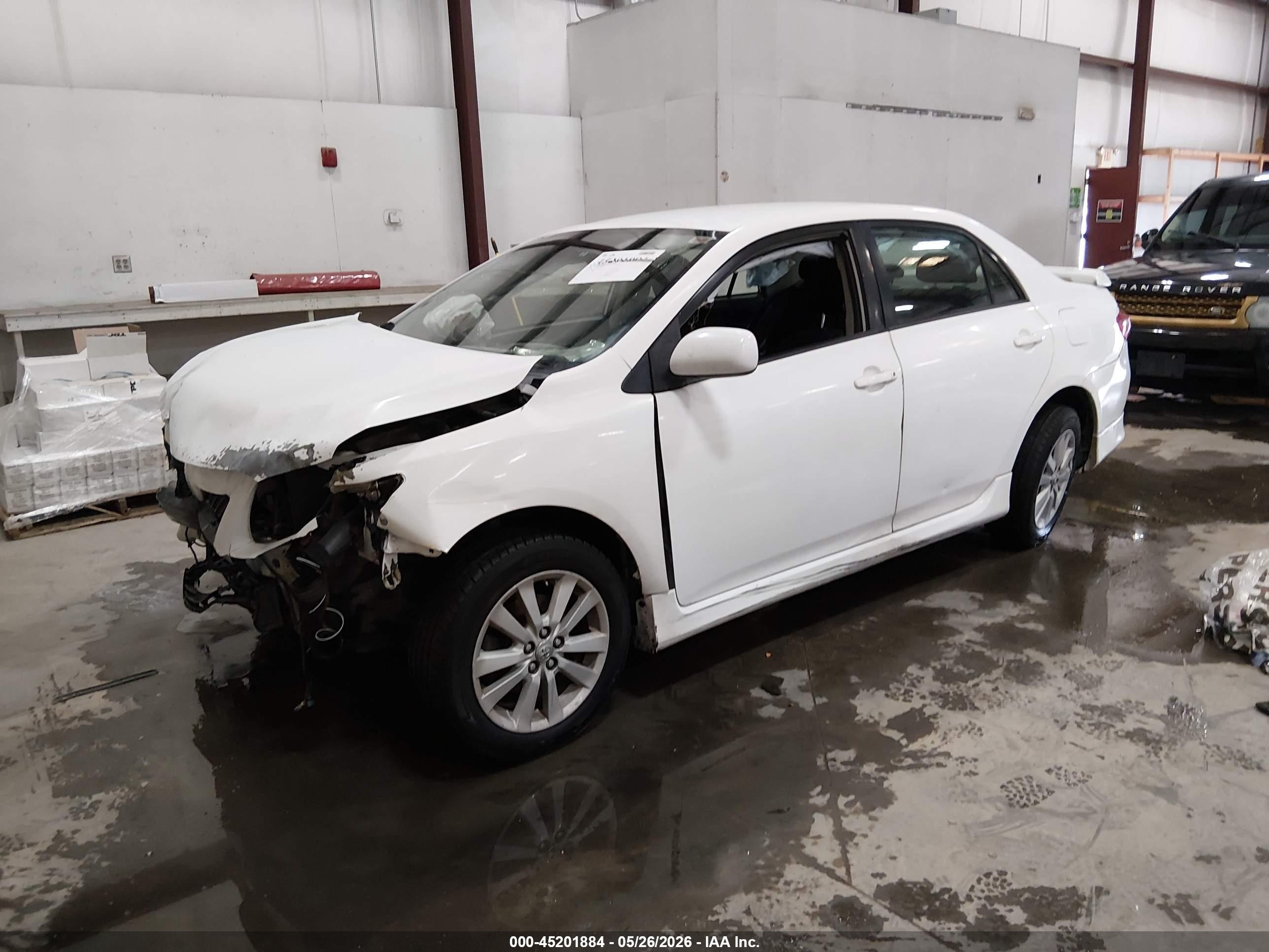 2010 Toyota Corolla S White vin: 1NXBU4EE0AZ289749