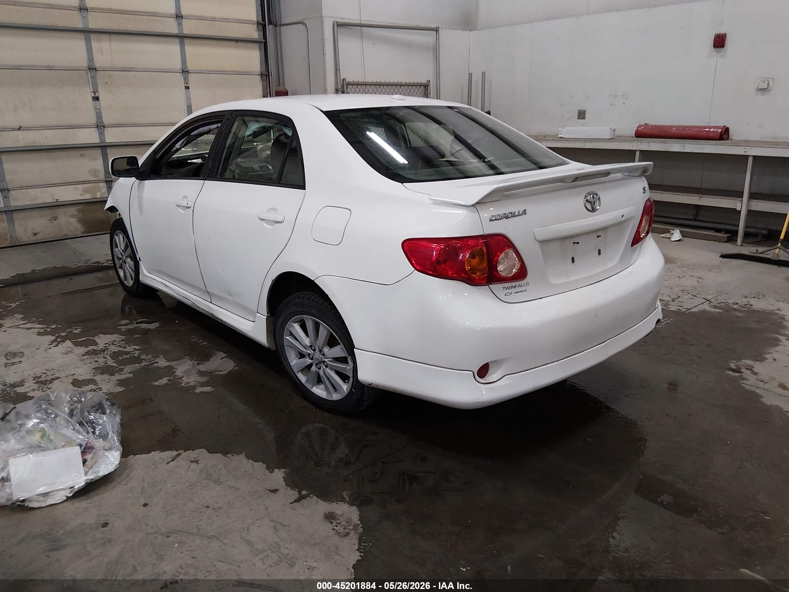2010 Toyota Corolla S White vin: 1NXBU4EE0AZ289749