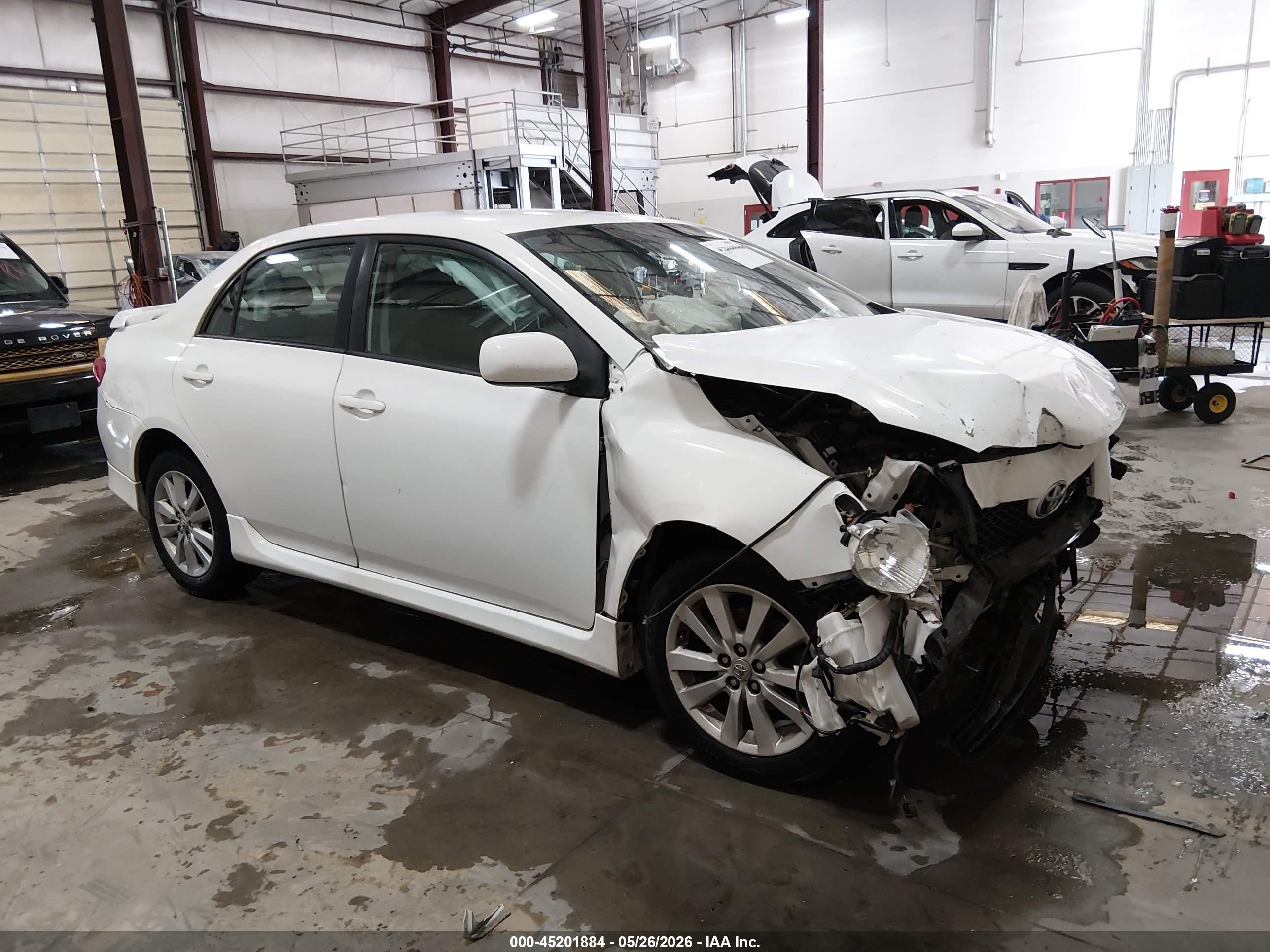 2010 Toyota Corolla S White vin: 1NXBU4EE0AZ289749
