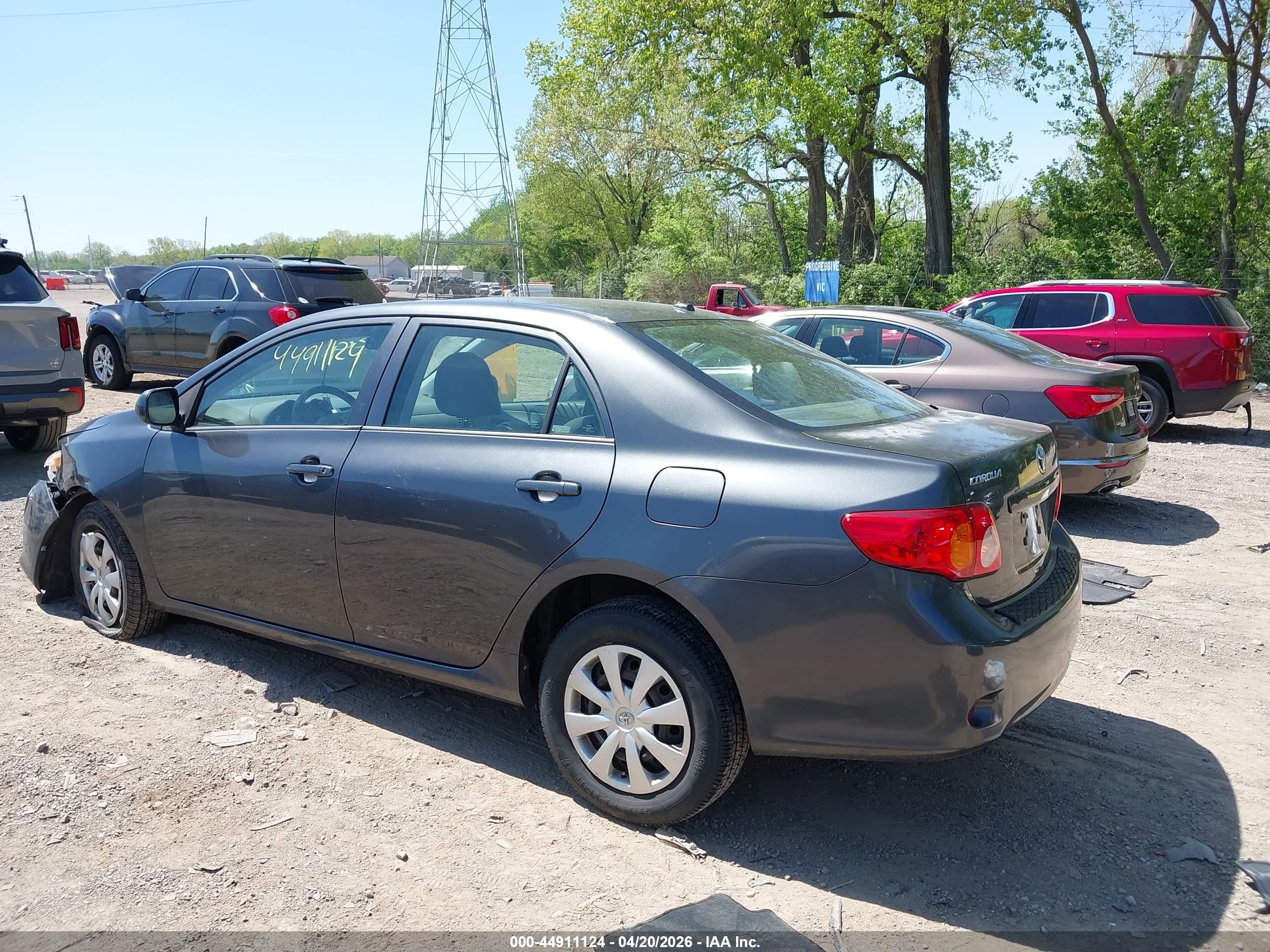 2010 Toyota Corolla Le Gray vin: 1NXBU4EE0AZ303858