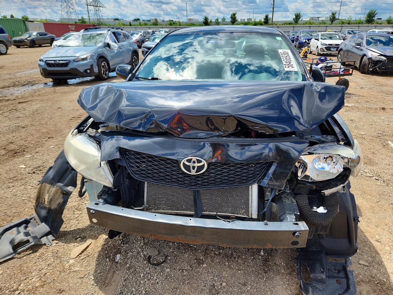 2010 Toyota Corolla Le Black vin: 1NXBU4EE0AZ313354