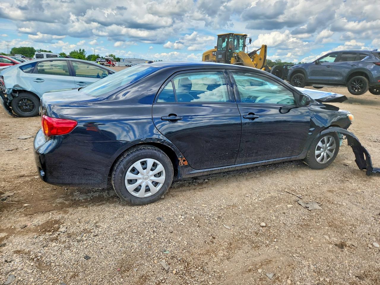 2010 Toyota Corolla Le Black vin: 1NXBU4EE0AZ313354
