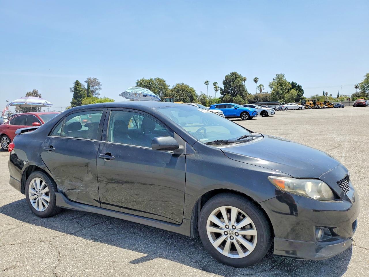 2010 Toyota Corolla S Black vin: 1NXBU4EE0AZ317288