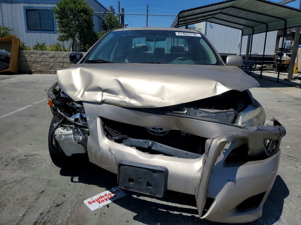 2010 Toyota Corolla Le Gold vin: 1NXBU4EE0AZ336763