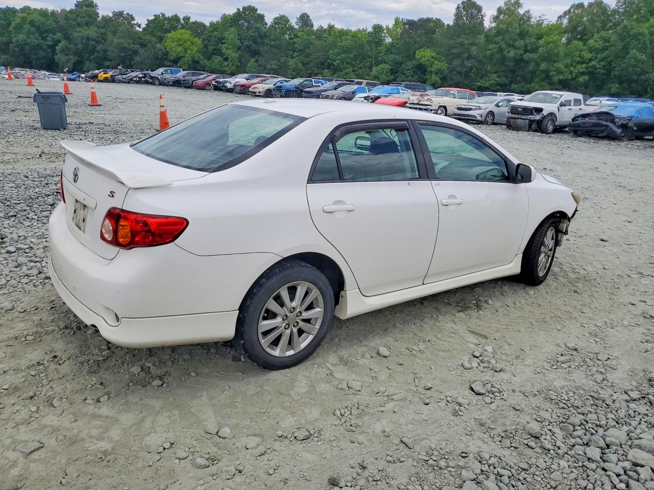 2010 Toyota Corolla S White vin: 1NXBU4EE0AZ344250