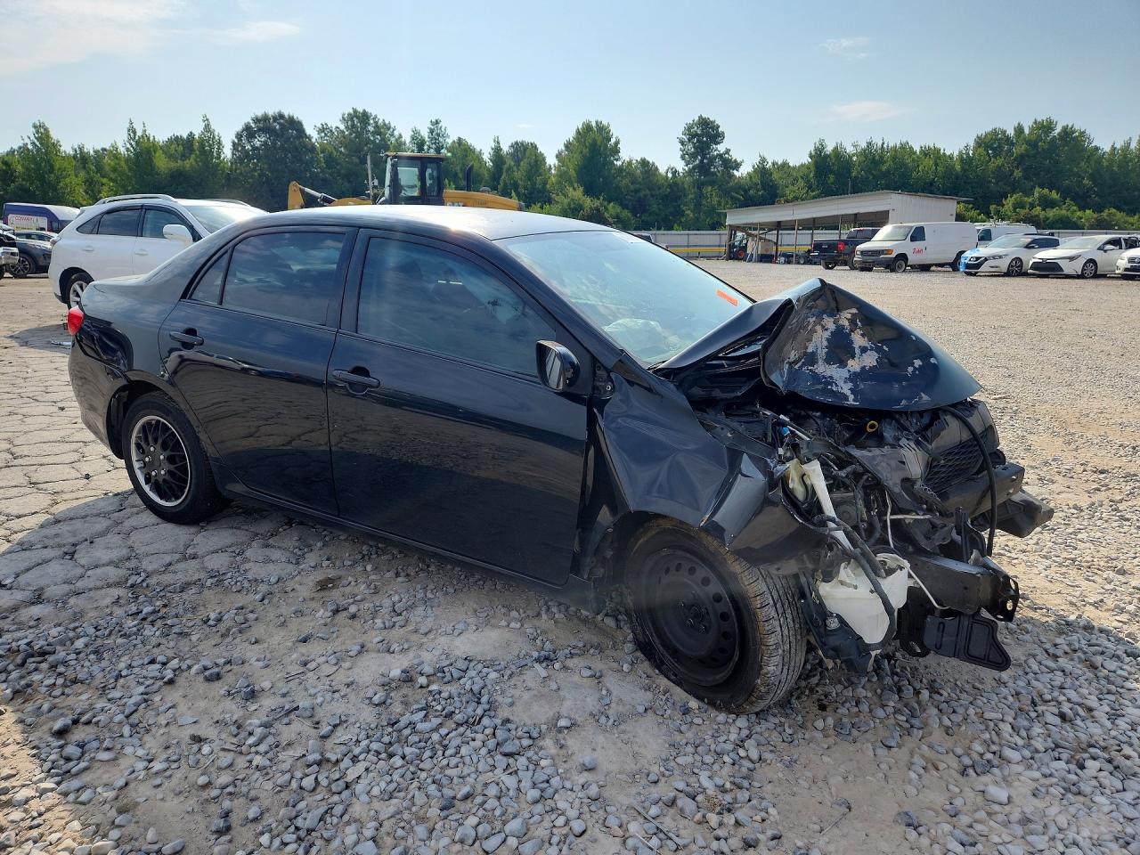 2010 Toyota Corolla Le Black vin: 1NXBU4EE0AZ344412