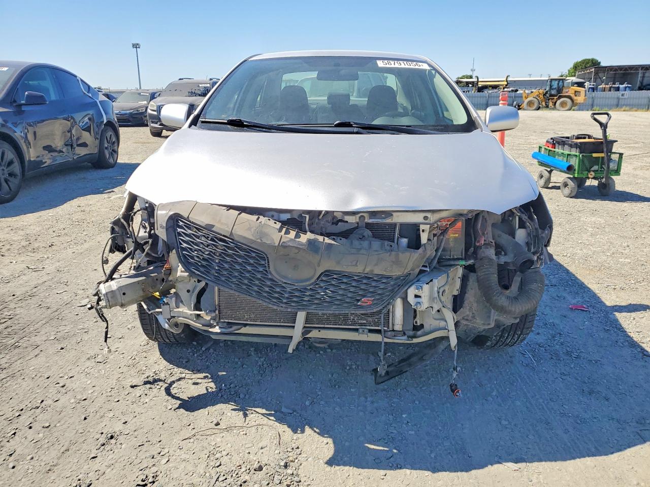 2010 Toyota Corolla S Silver vin: 1NXBU4EE0AZ351652