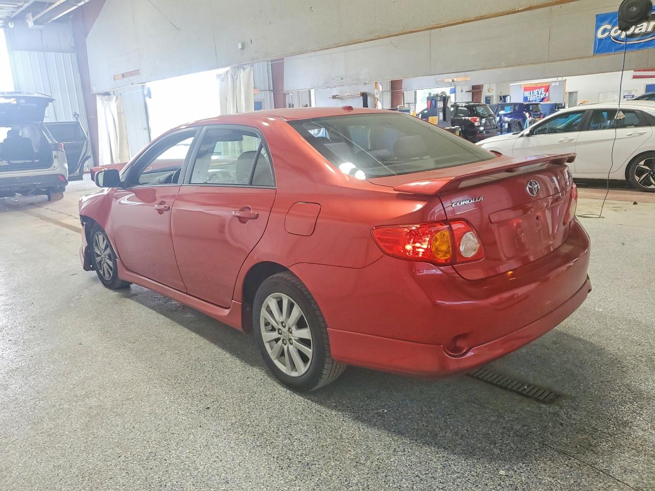 2010 Toyota Corolla S Burgundy vin: 1NXBU4EE0AZ357130