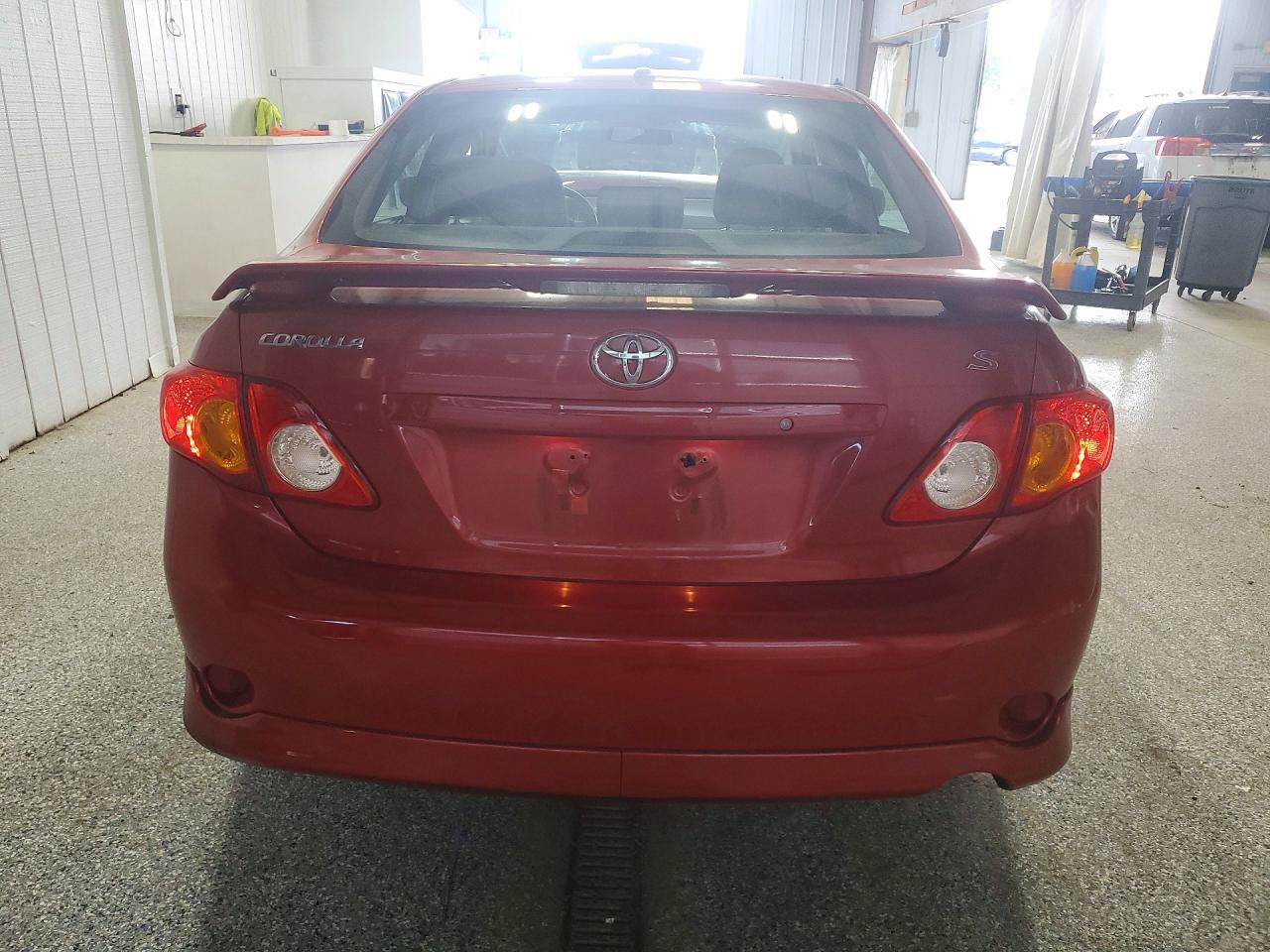 2010 Toyota Corolla S Burgundy vin: 1NXBU4EE0AZ357130