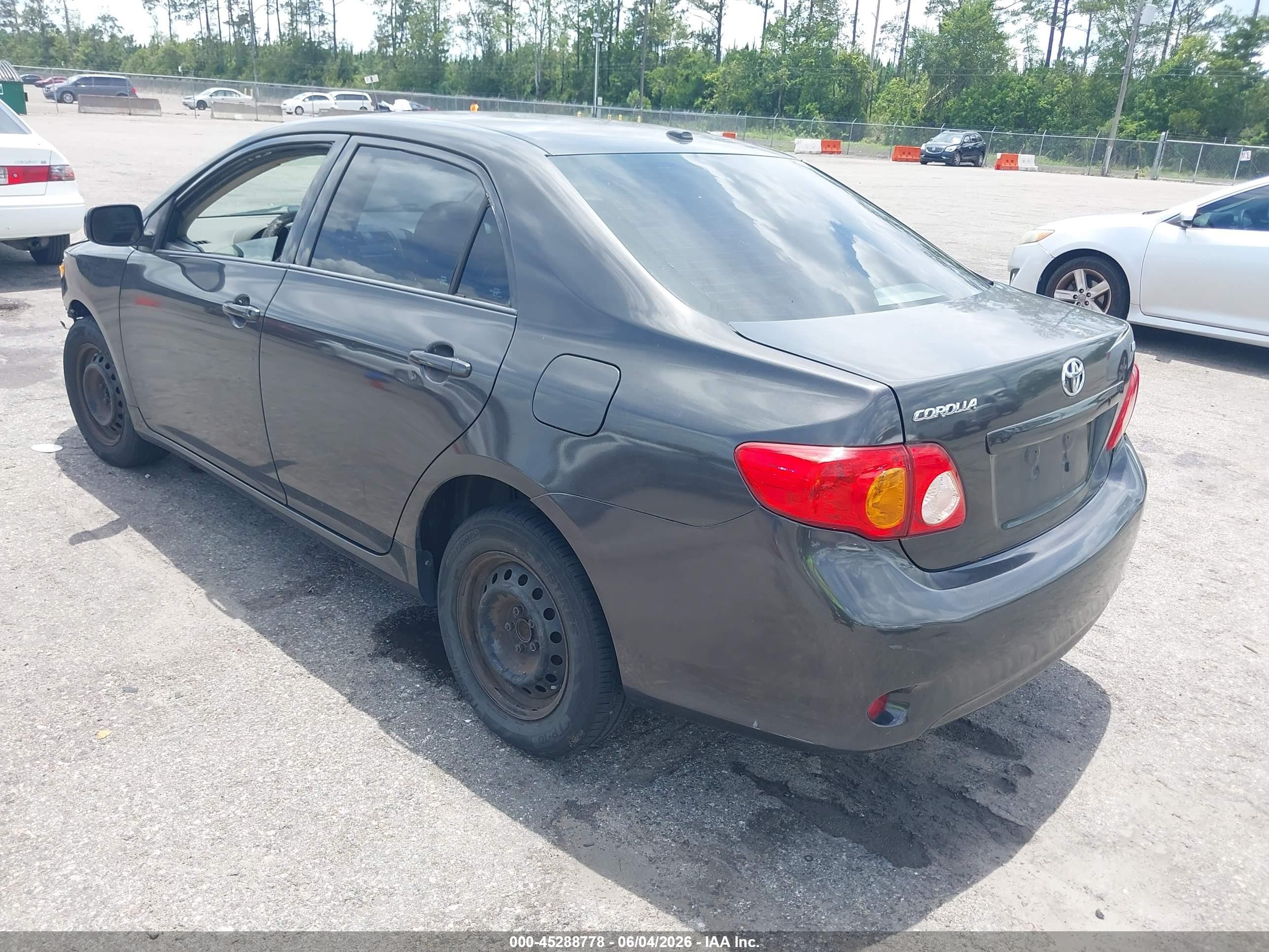 2010 Toyota Corolla Le Black vin: 1NXBU4EE0AZ362277