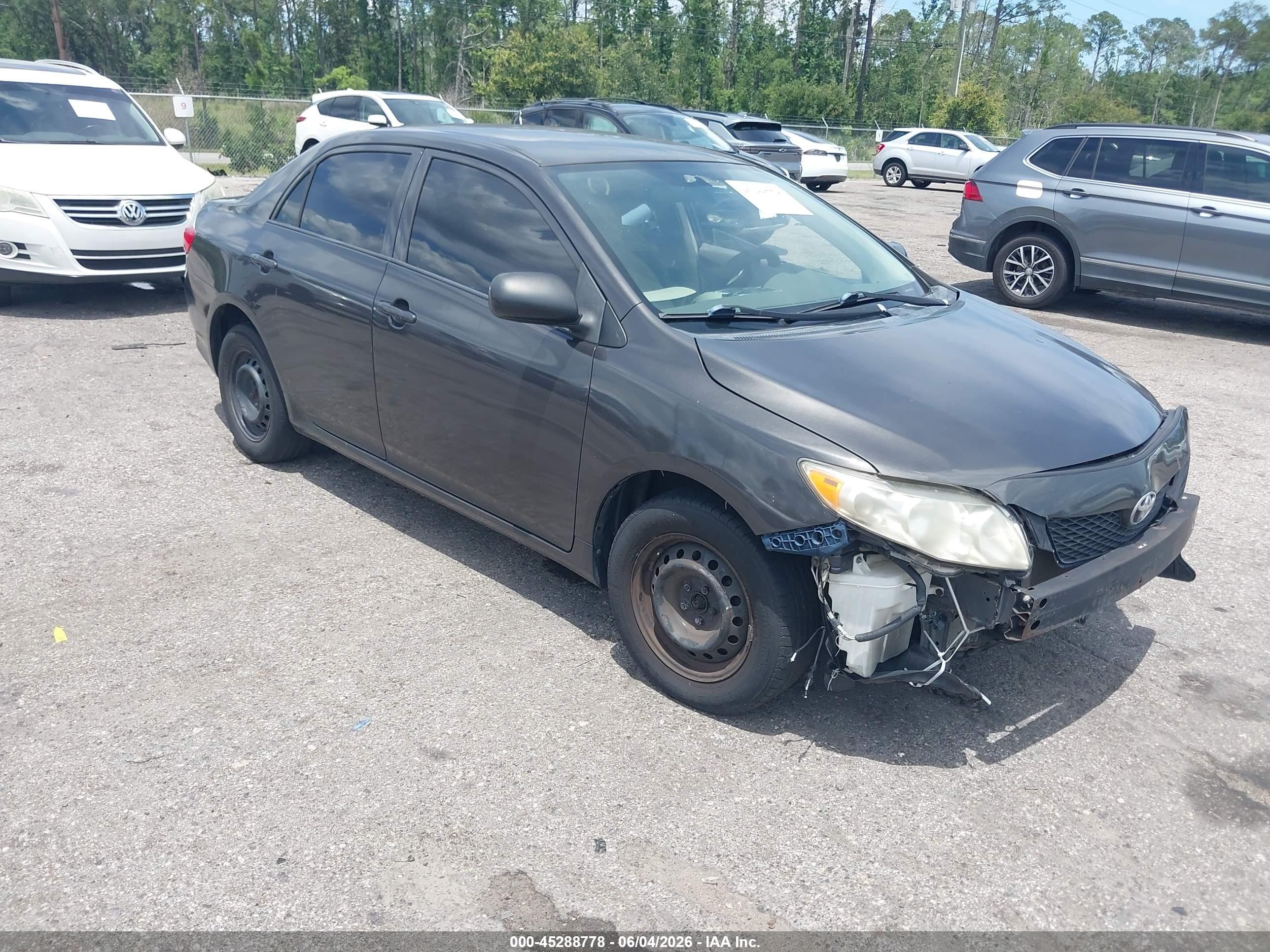 2010 Toyota Corolla Le Black vin: 1NXBU4EE0AZ362277