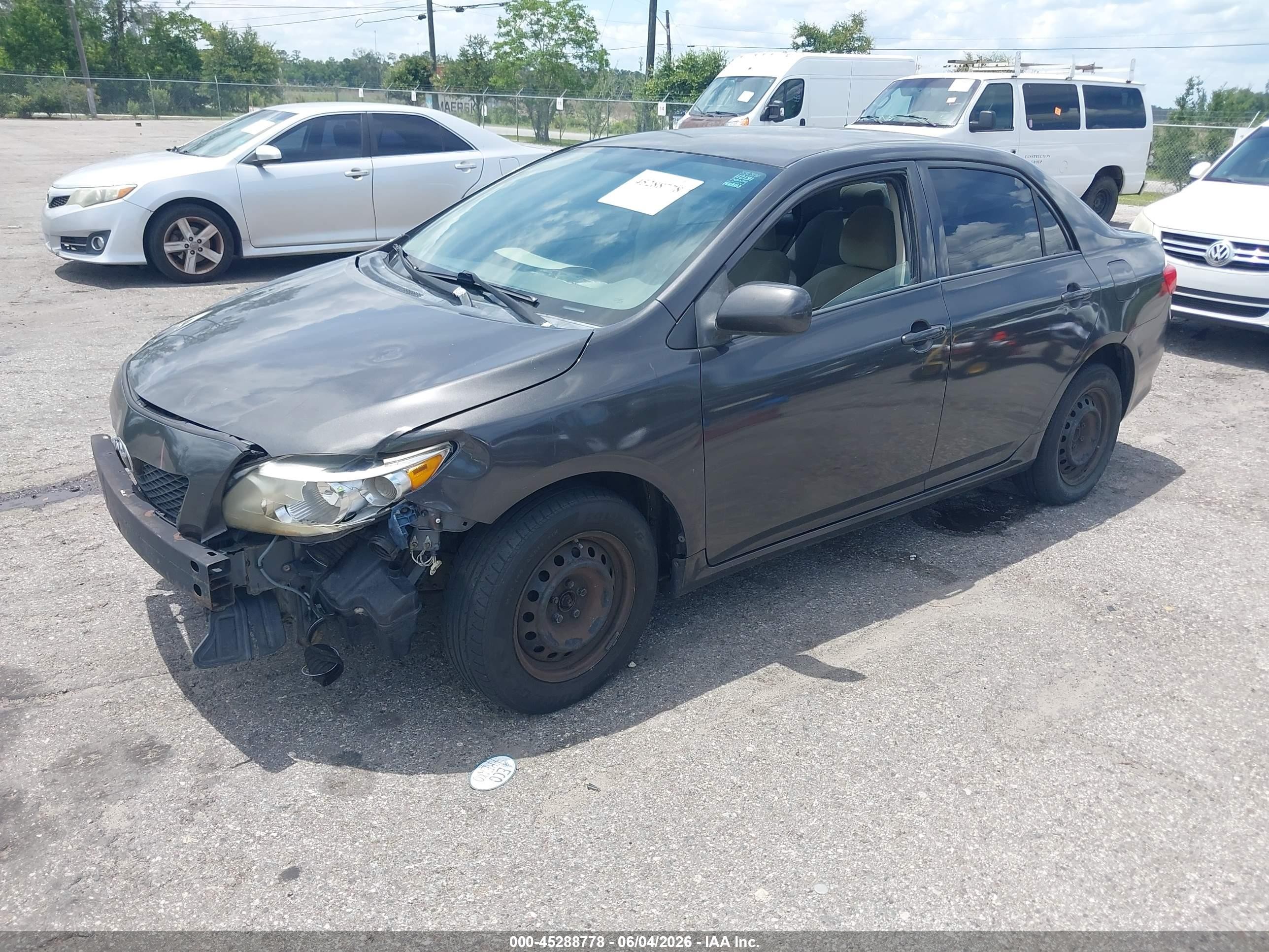 2010 Toyota Corolla Le Black vin: 1NXBU4EE0AZ362277