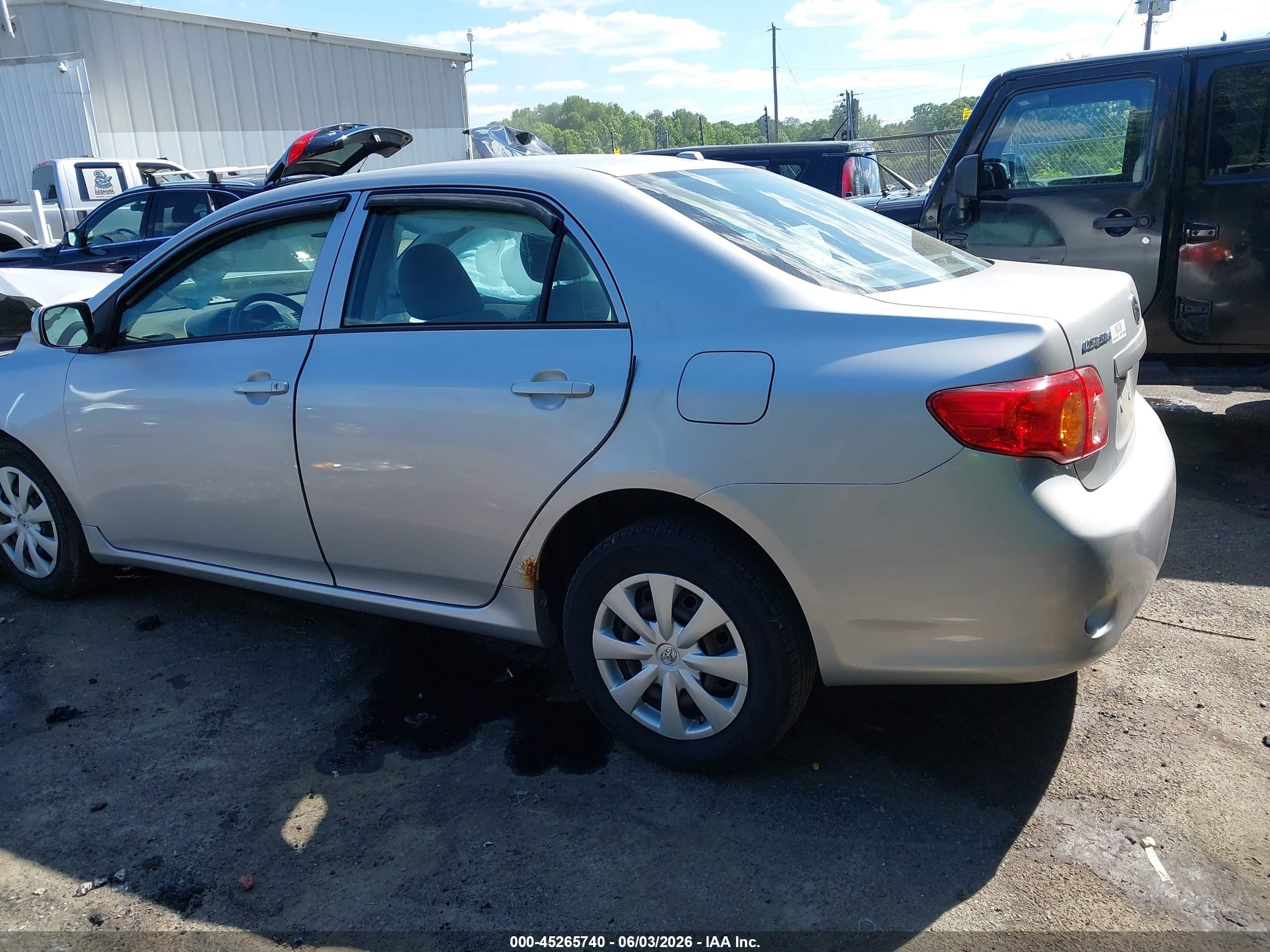 2010 Toyota Corolla Le Silver vin: 1NXBU4EE0AZ369097