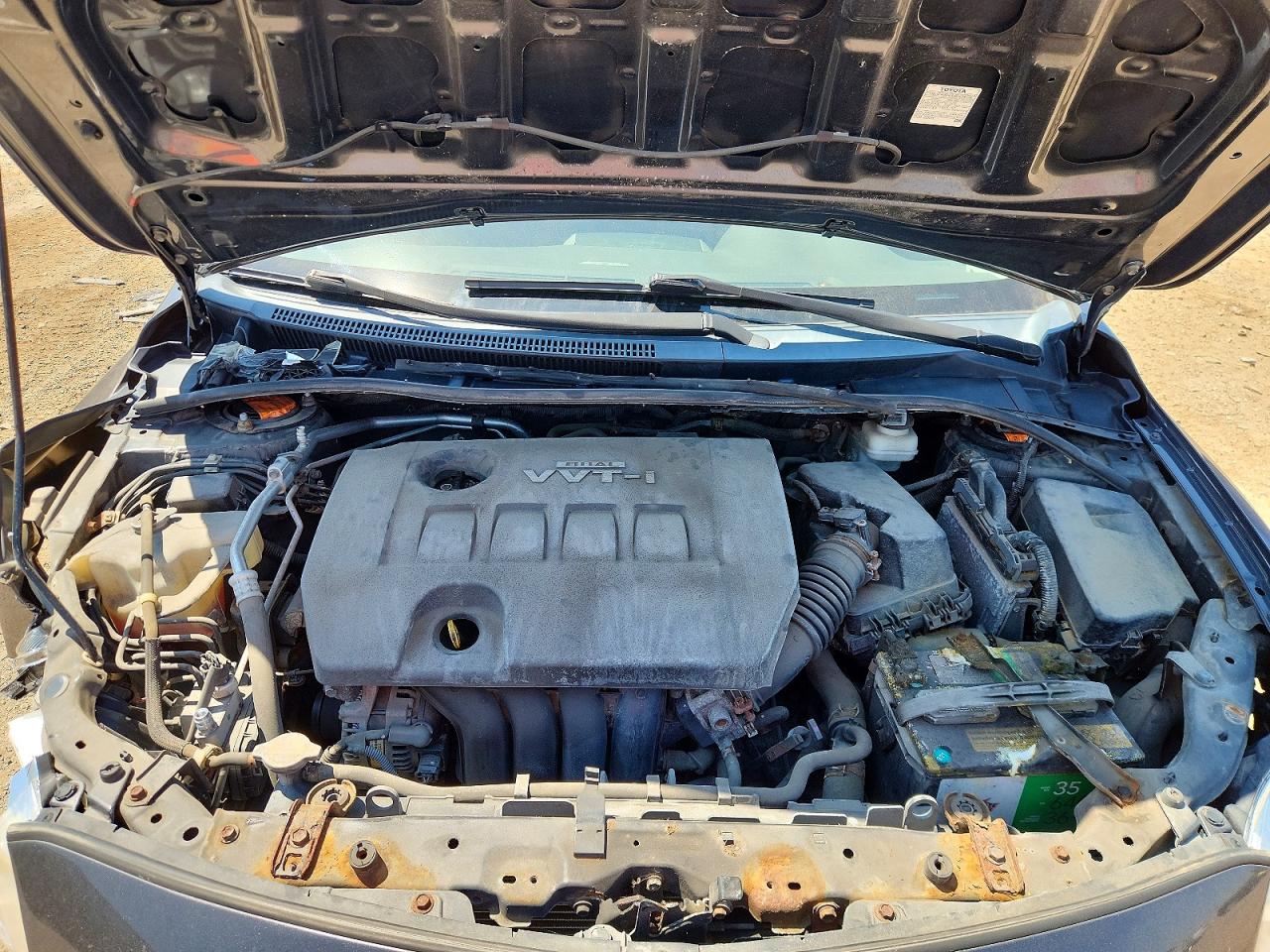 2010 Toyota Corolla Le Gray vin: 1NXBU4EE0AZ381024