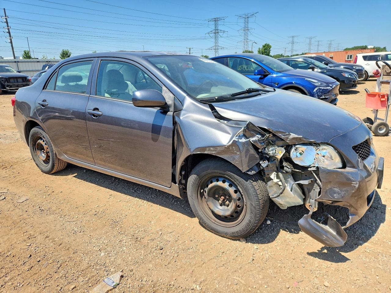 2010 Toyota Corolla Le Gray vin: 1NXBU4EE0AZ381024