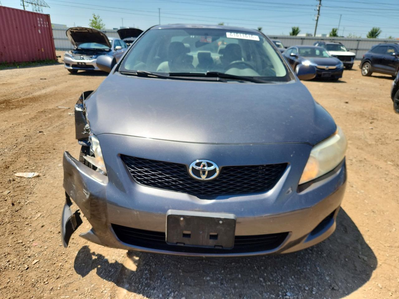 2010 Toyota Corolla Le Gray vin: 1NXBU4EE0AZ381024