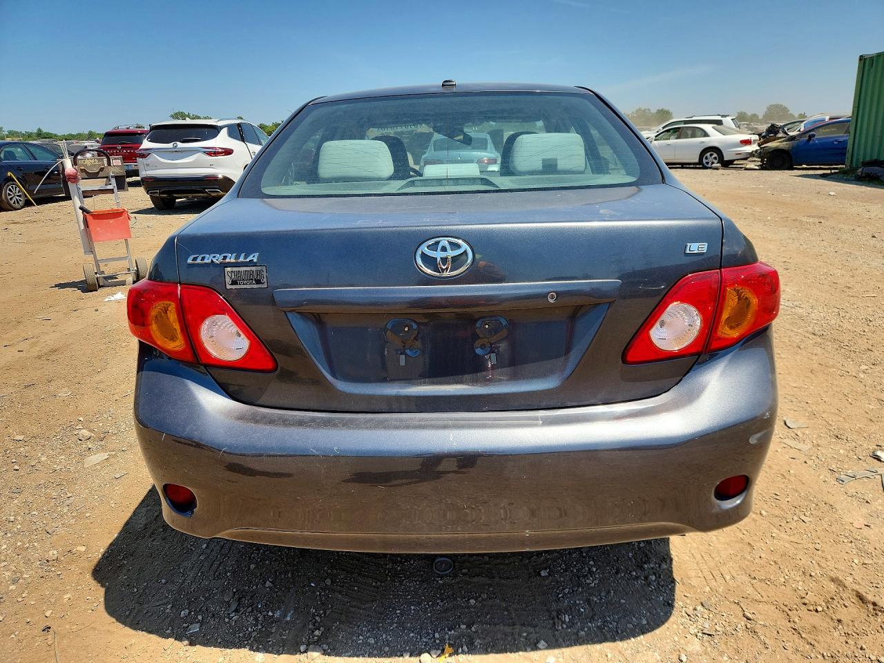 2010 Toyota Corolla Le Gray vin: 1NXBU4EE0AZ381024