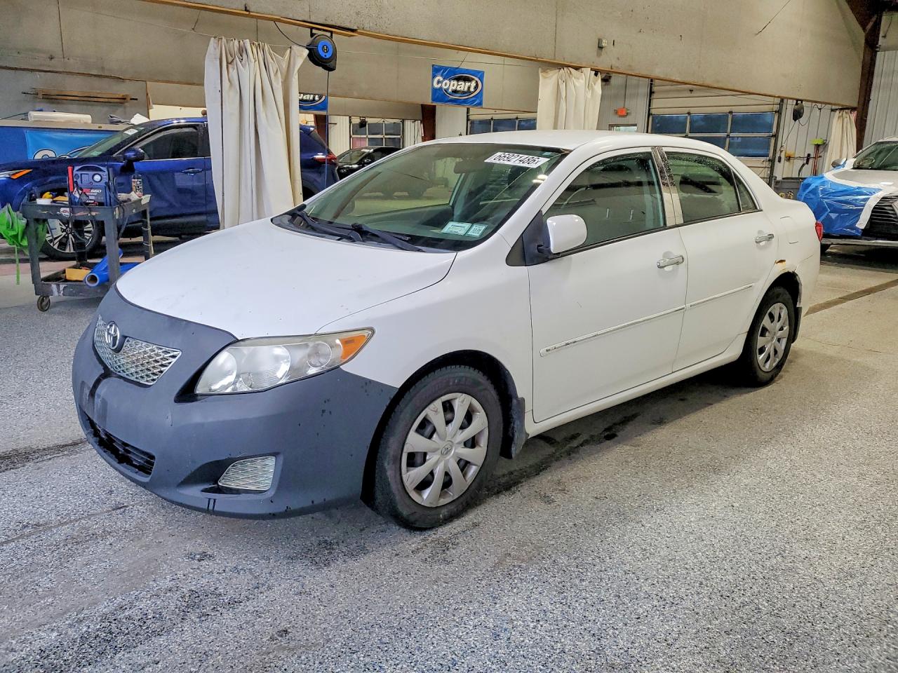 2010 Toyota Corolla Le White vin: 1NXBU4EE1AZ169717