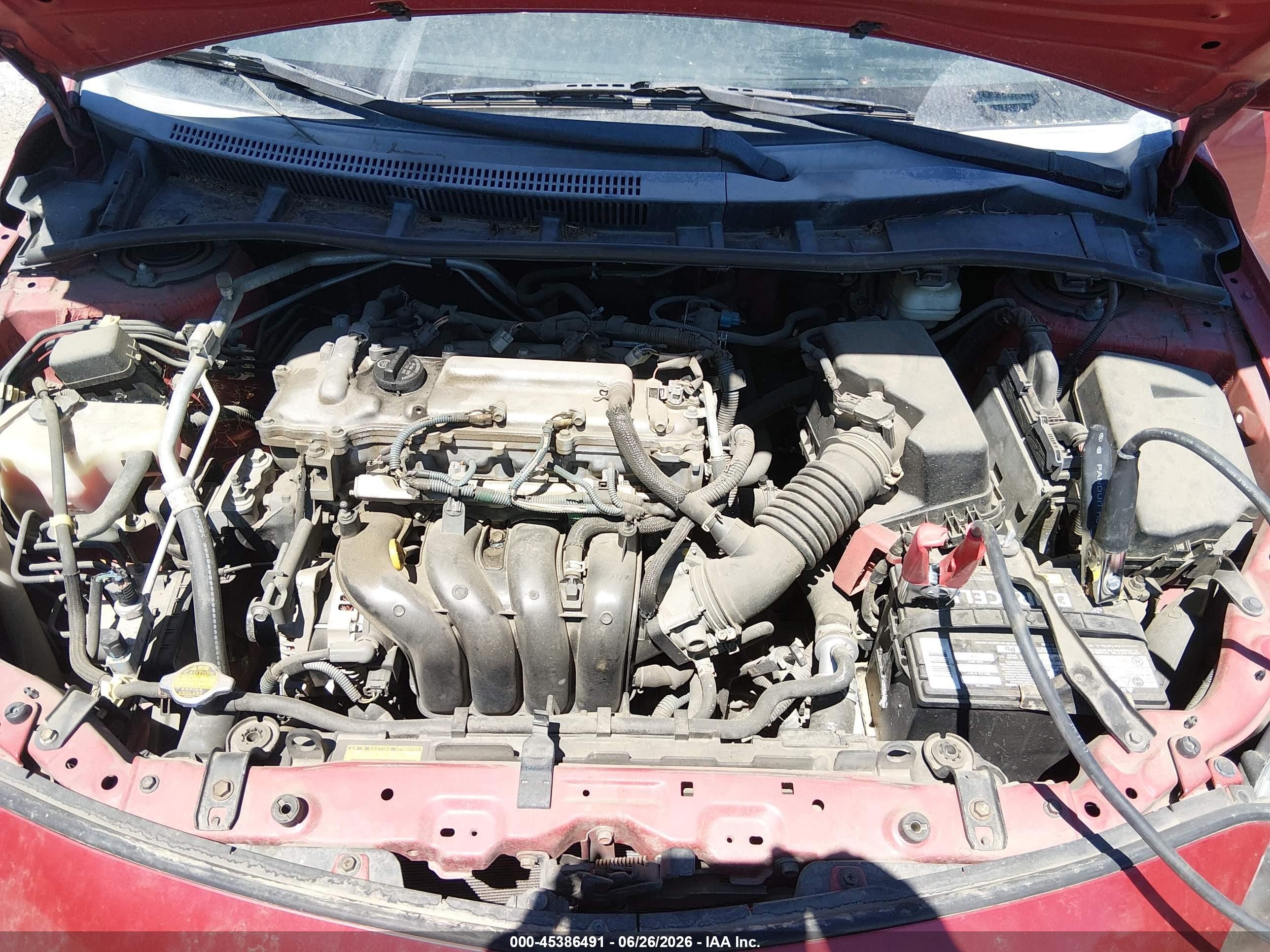 2010 Toyota Corolla S Красный vin: 1NXBU4EE1AZ169734
