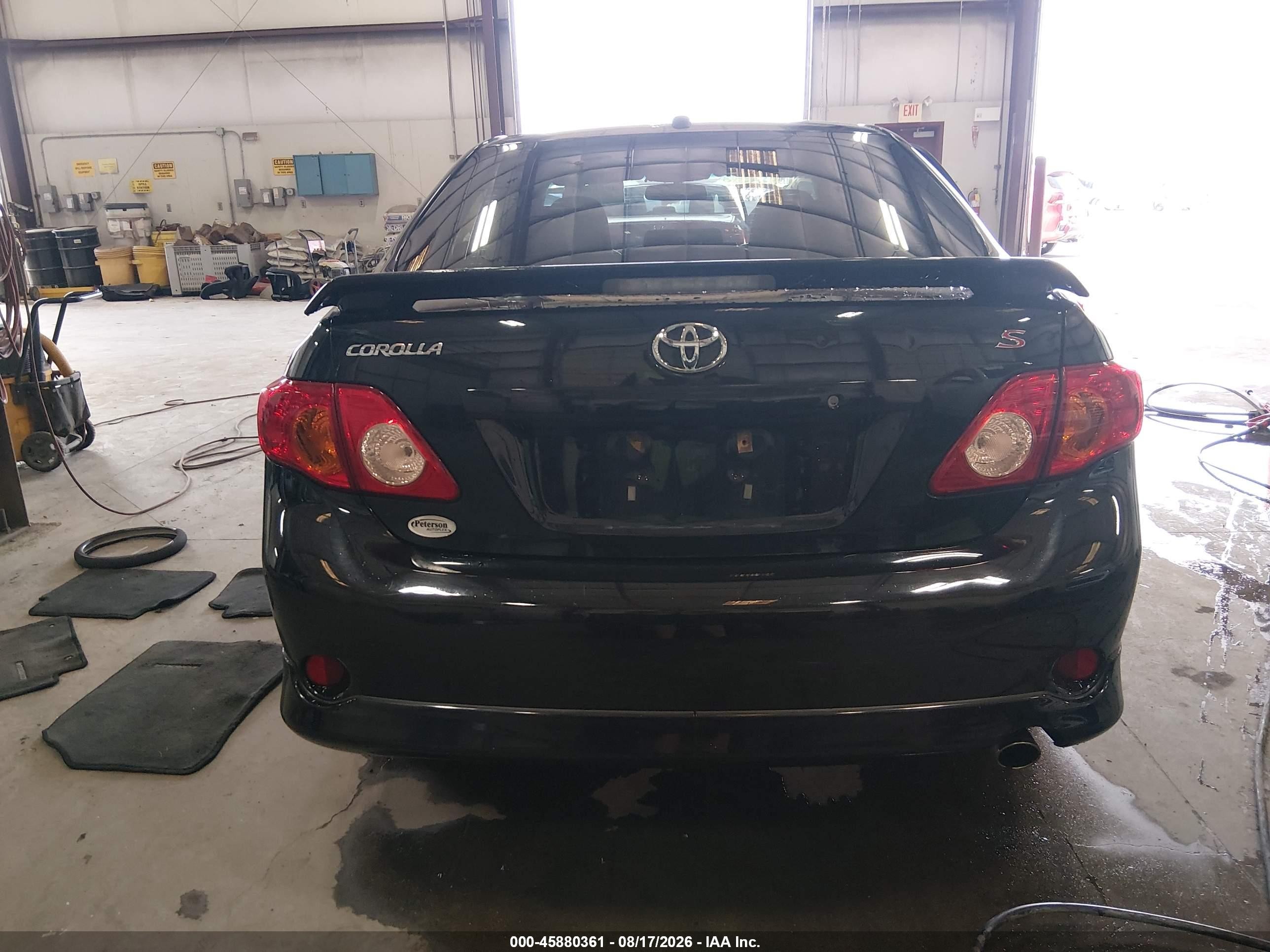 2010 Toyota Corolla S Черный vin: 1NXBU4EE1AZ170558